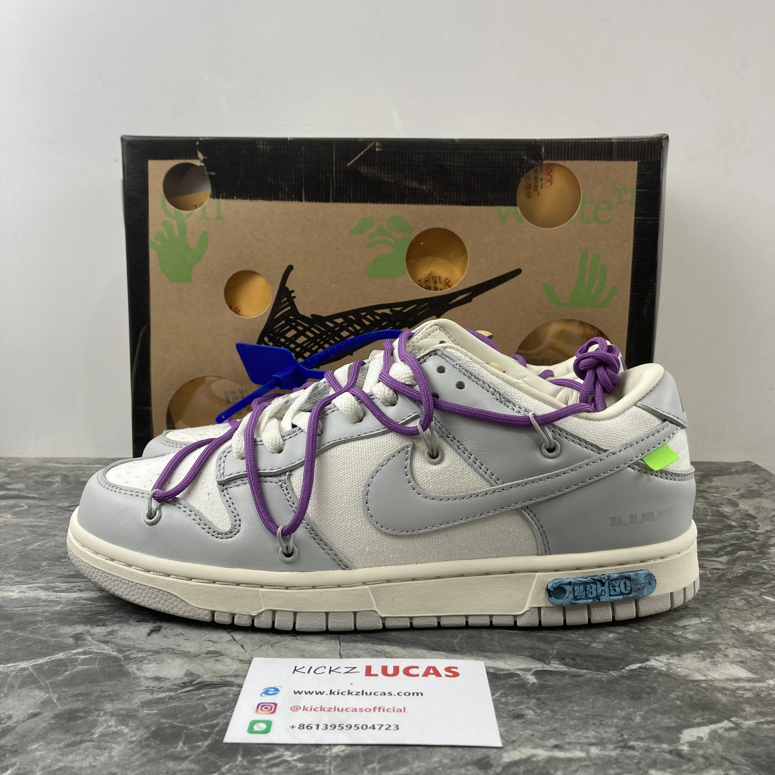 Dunk Low Off-White Lot 48 DM1602- Sporty 478