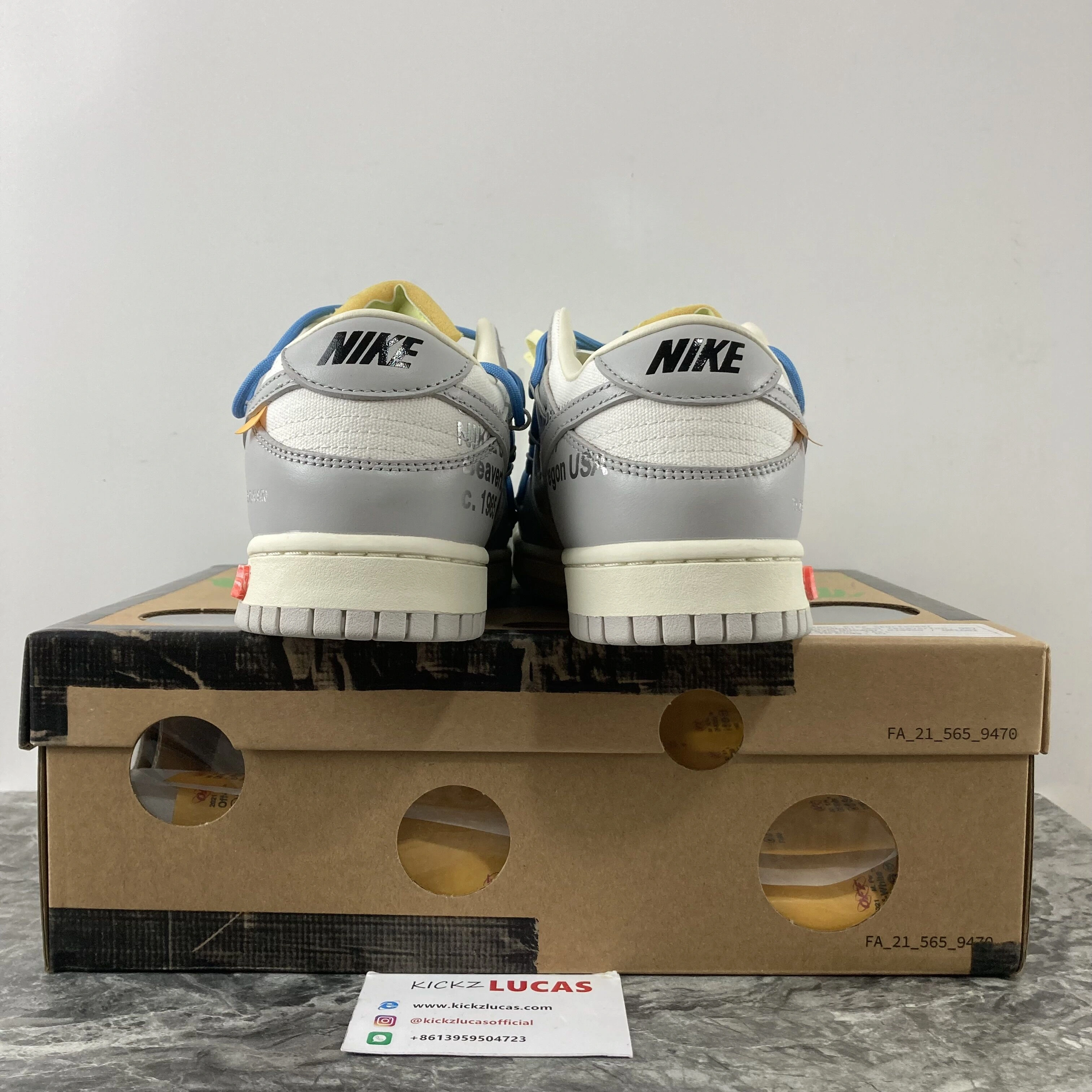 Dunk Low Off-White Lot 5 DM1602- TechFriendly 451