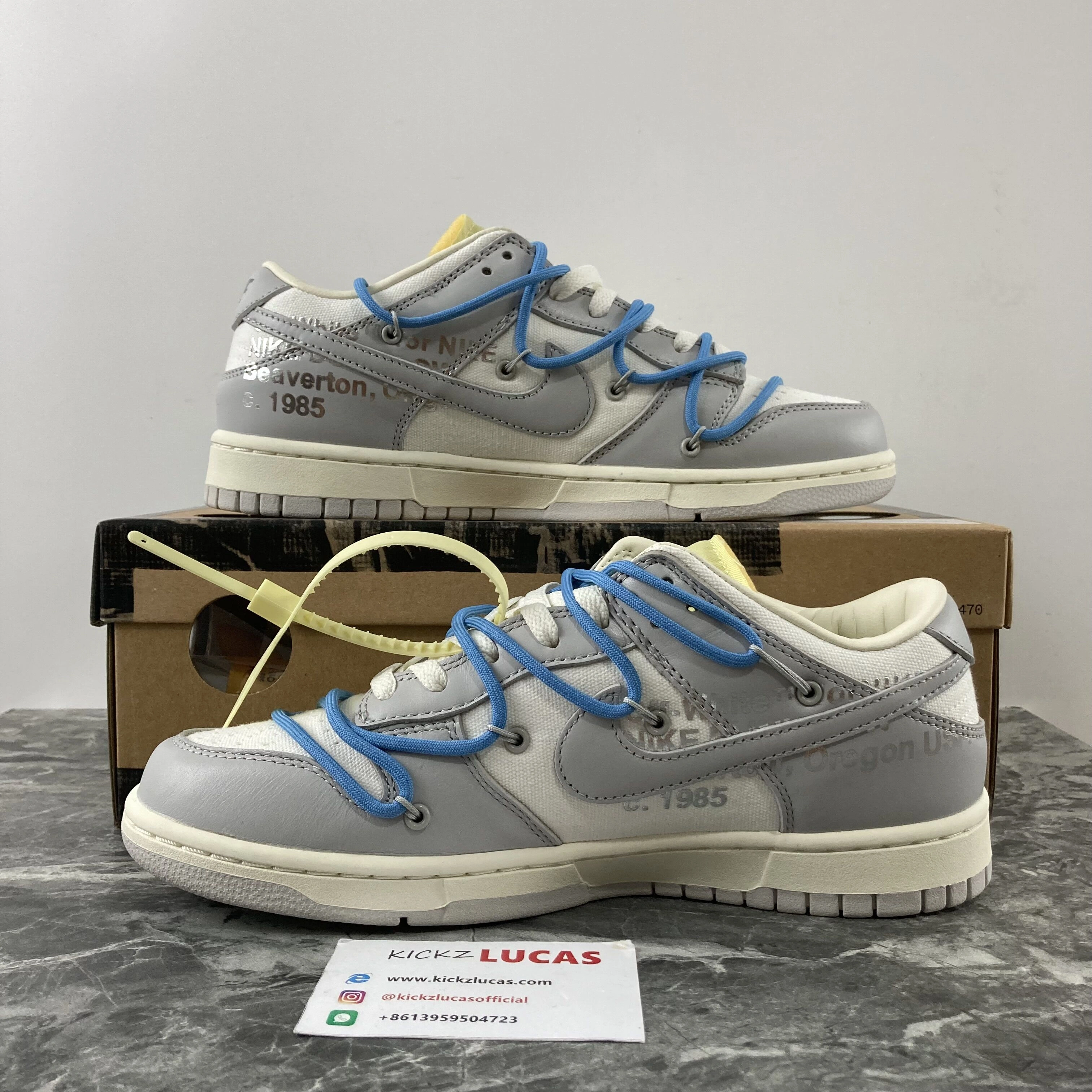 Dunk Low Off-White Lot 5 DM1602- TechFriendly 451