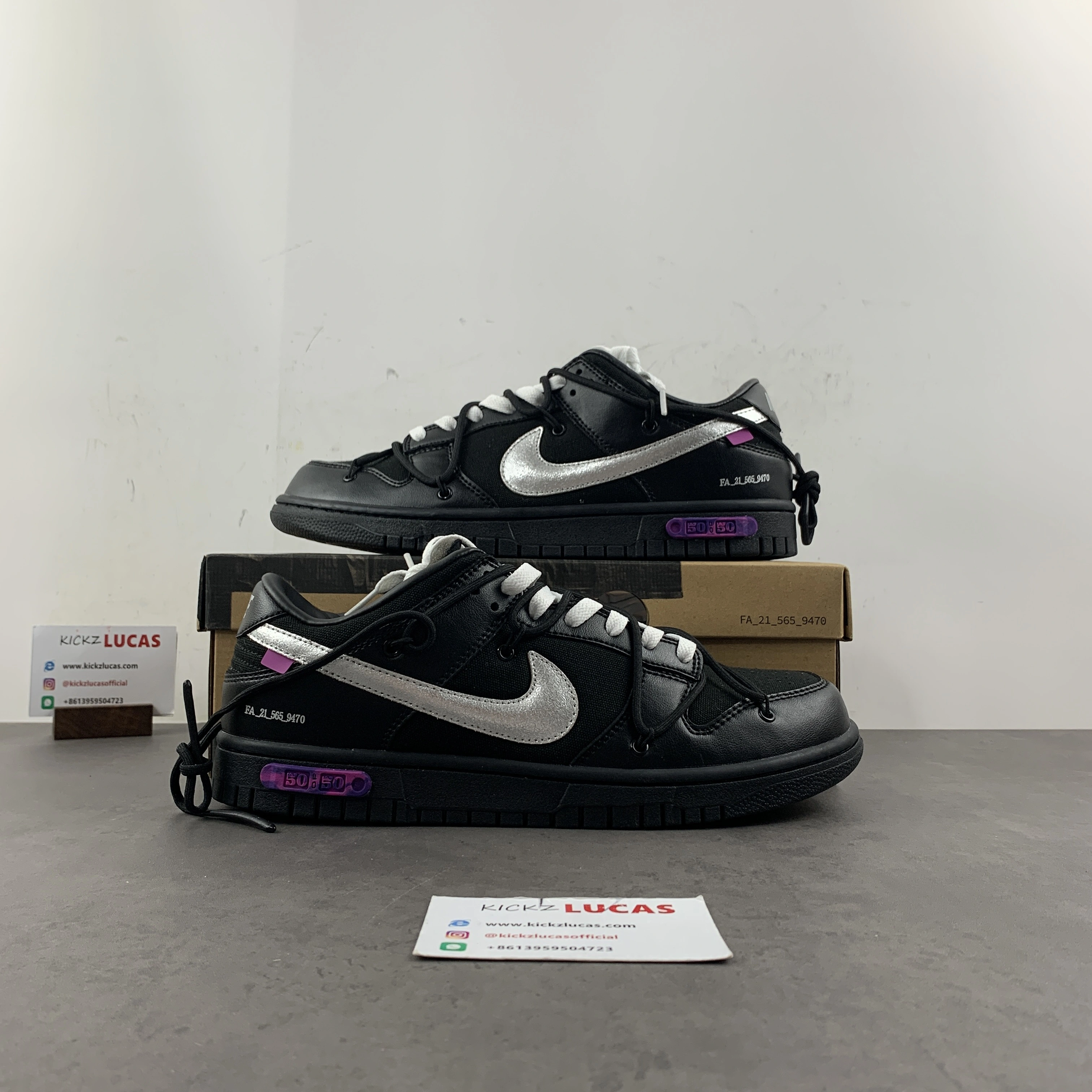 Dunk Low Off-White Lot 50 DM1602- Trendy 579