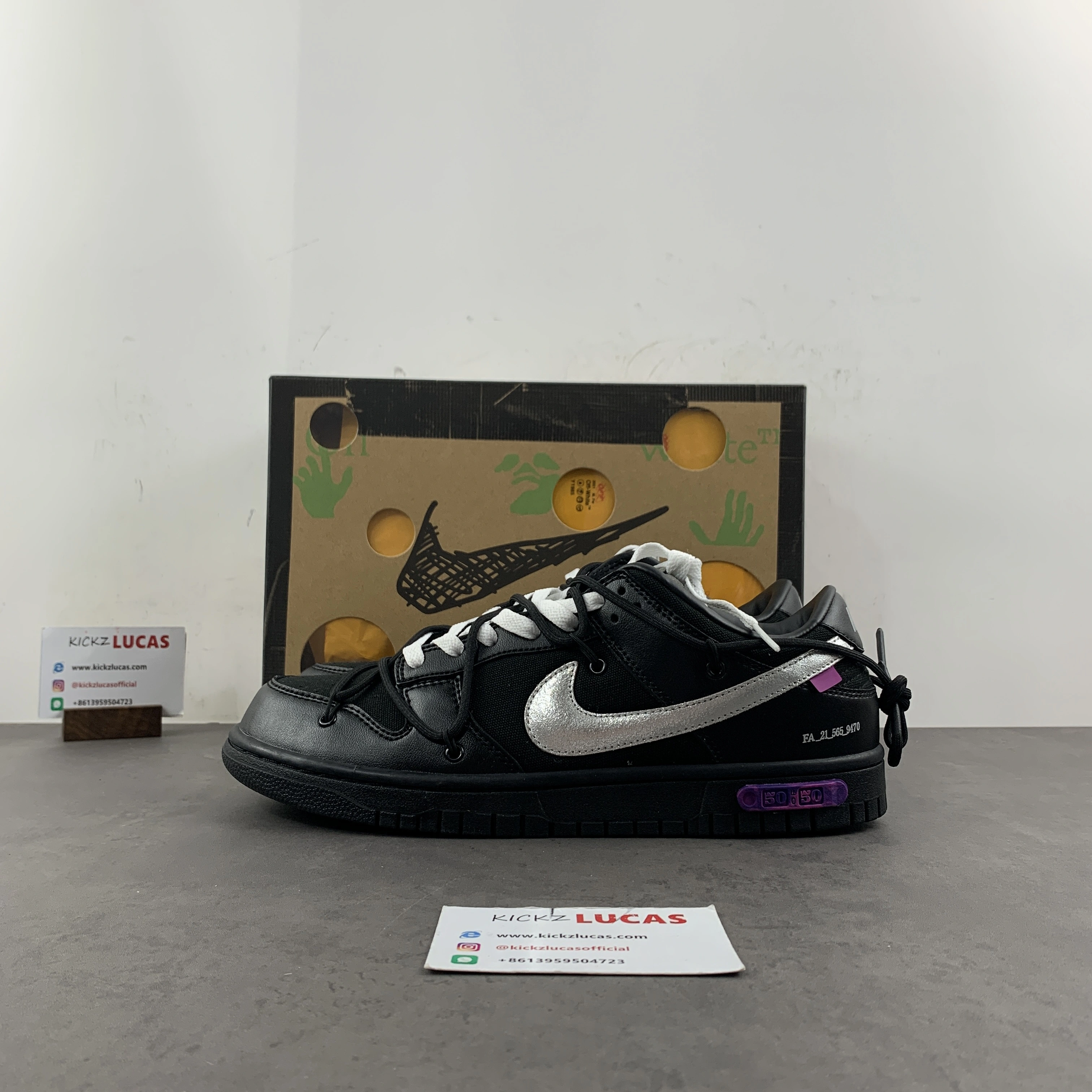 Dunk Low Off-White Lot 50 DM1602- Trendy 579