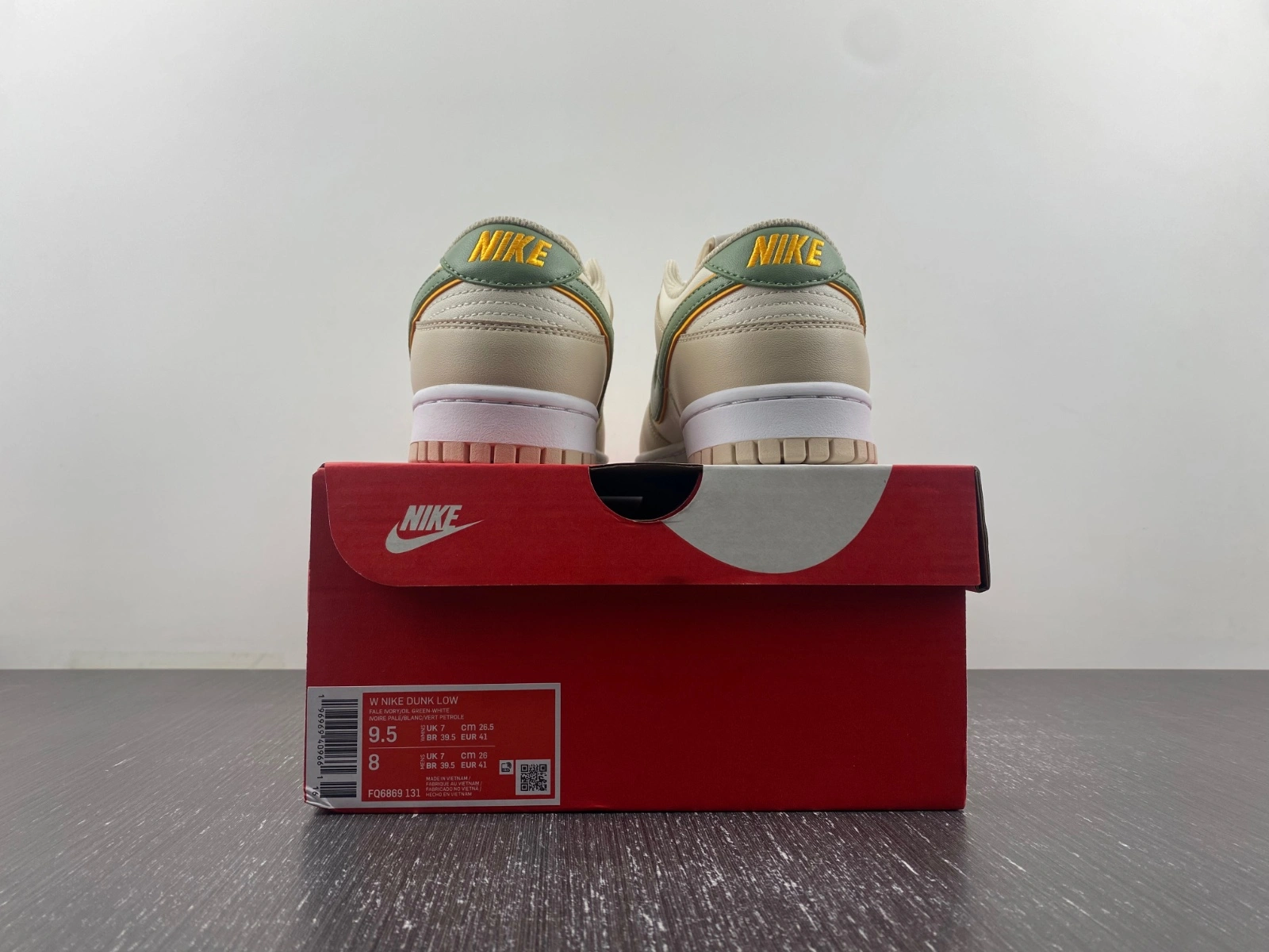 Dunk Low Pale Ivory Oil Green FQ6869- OdorResistant 120