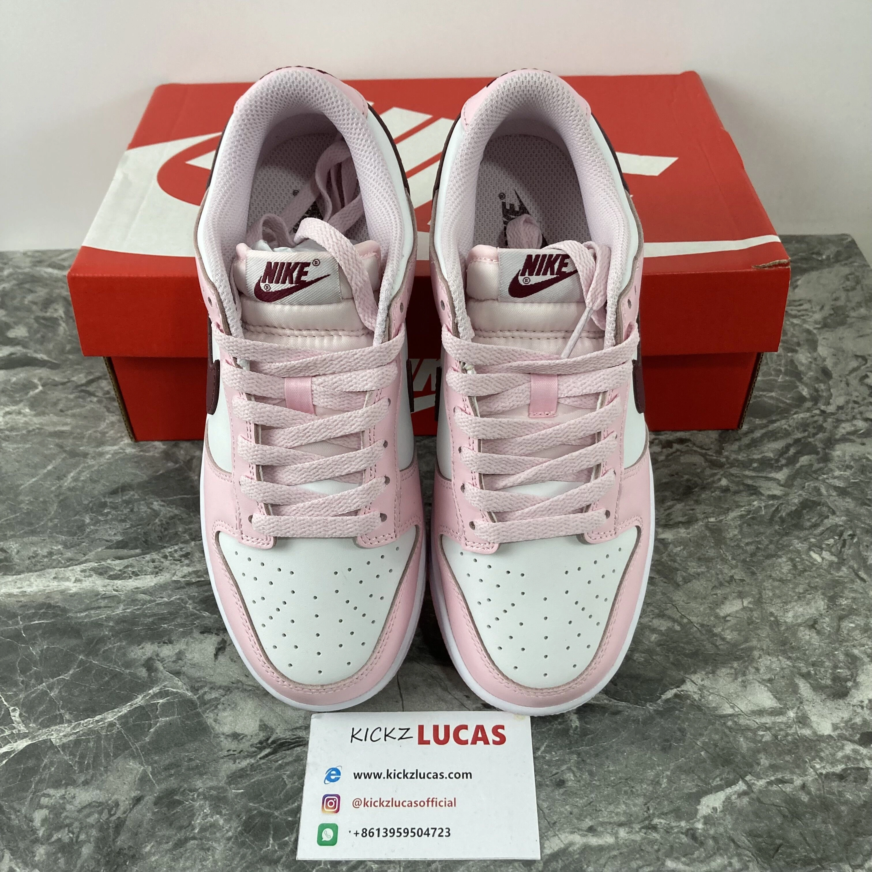 Dunk Low Pink Foam Red White CW1590- Modern 522