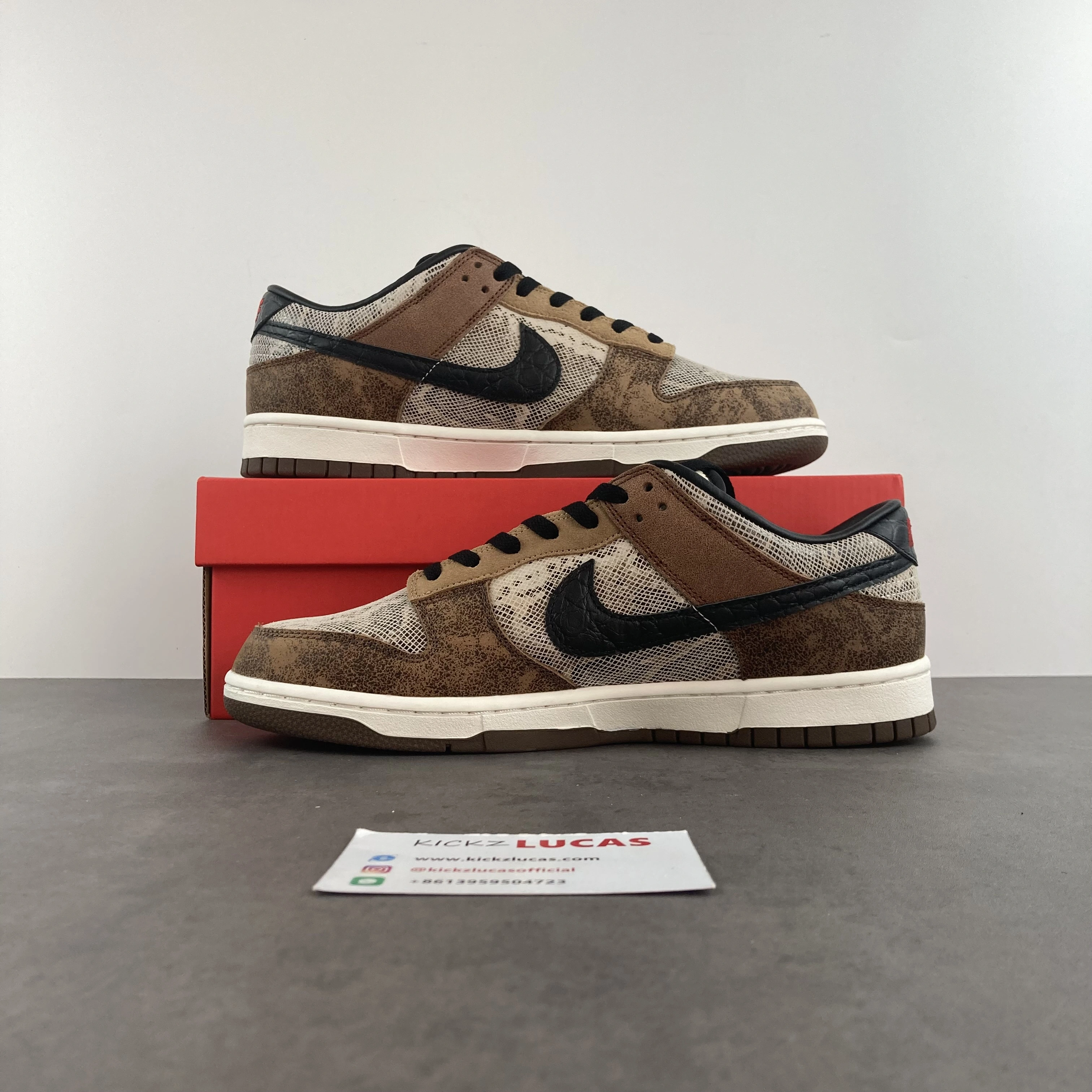 Casual Dunk Low  CO.JP Brown Snakeskin FJ5434- 189