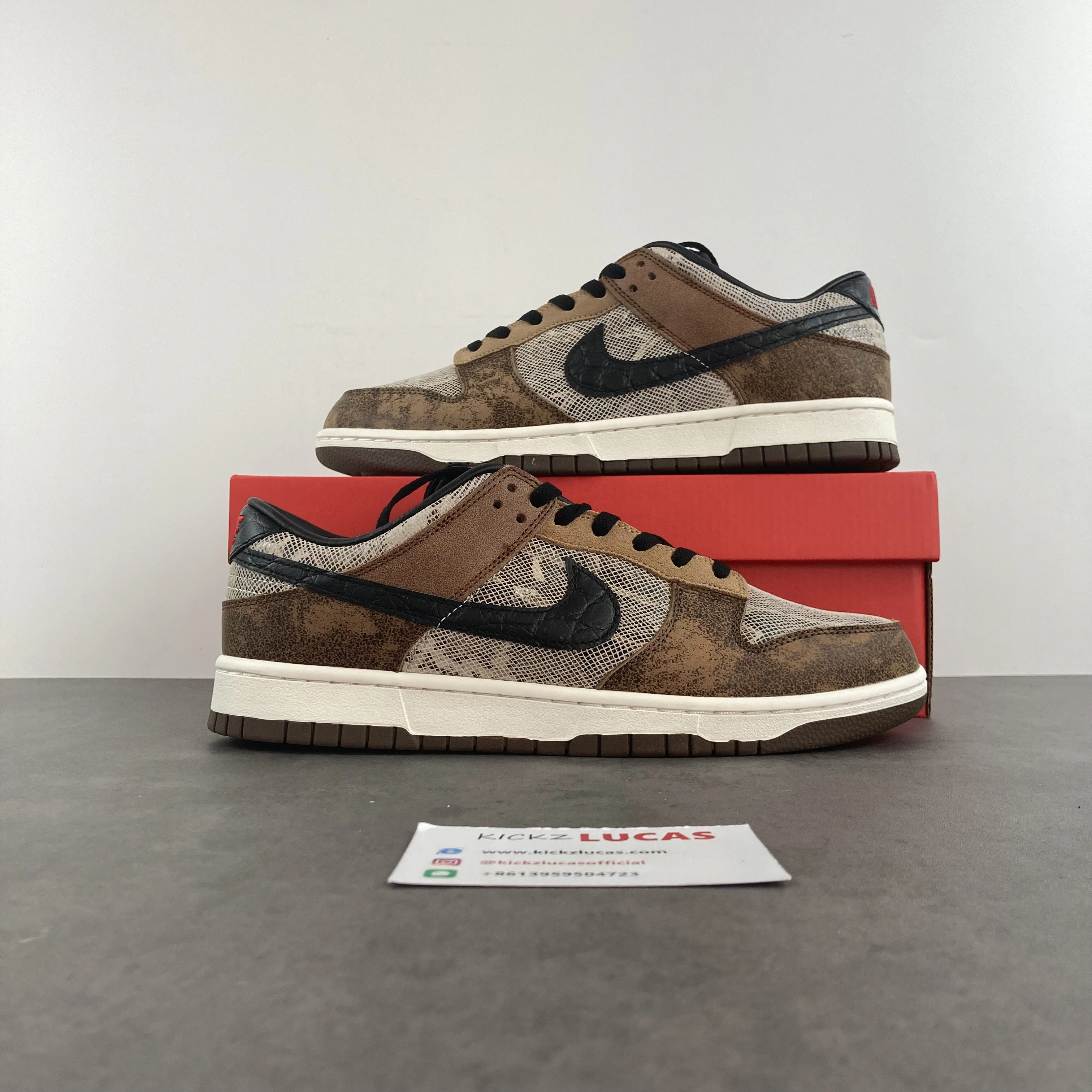 Casual Dunk Low  CO.JP Brown Snakeskin FJ5434- 189