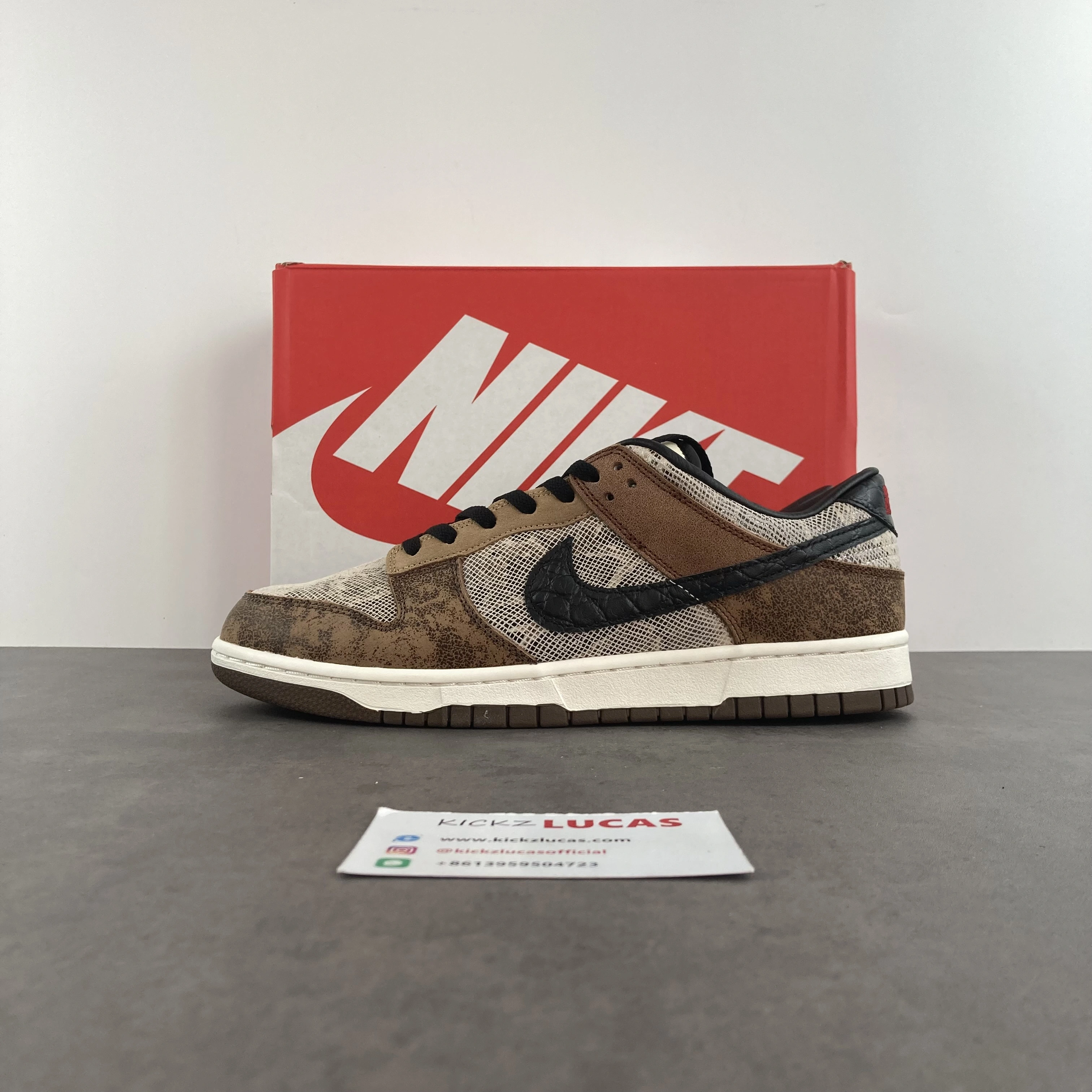 Casual Dunk Low  CO.JP Brown Snakeskin FJ5434- 189