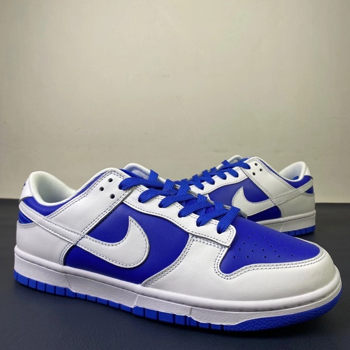 Fashionable Dunk Low Racer Blue White DD1391- 384