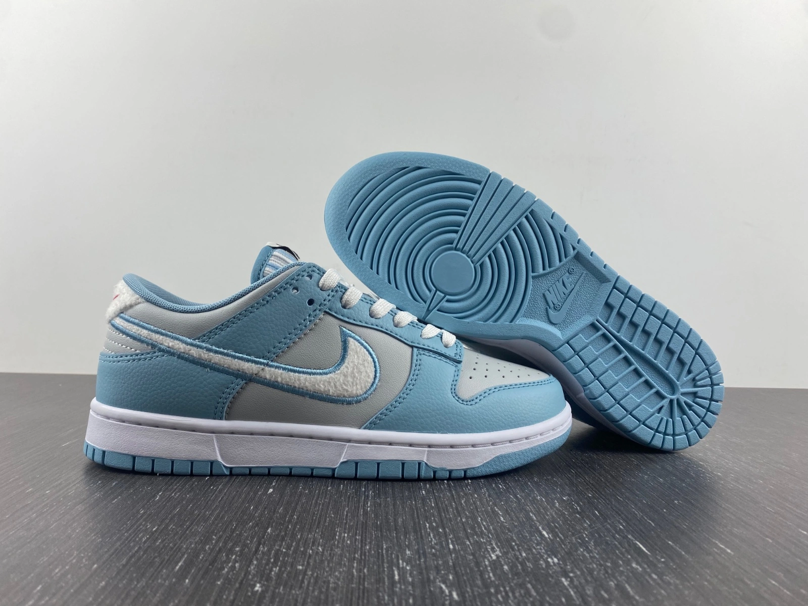 Dunk Low Retro Fleece Swoosh Worn Blue FB1871- Affordable 252