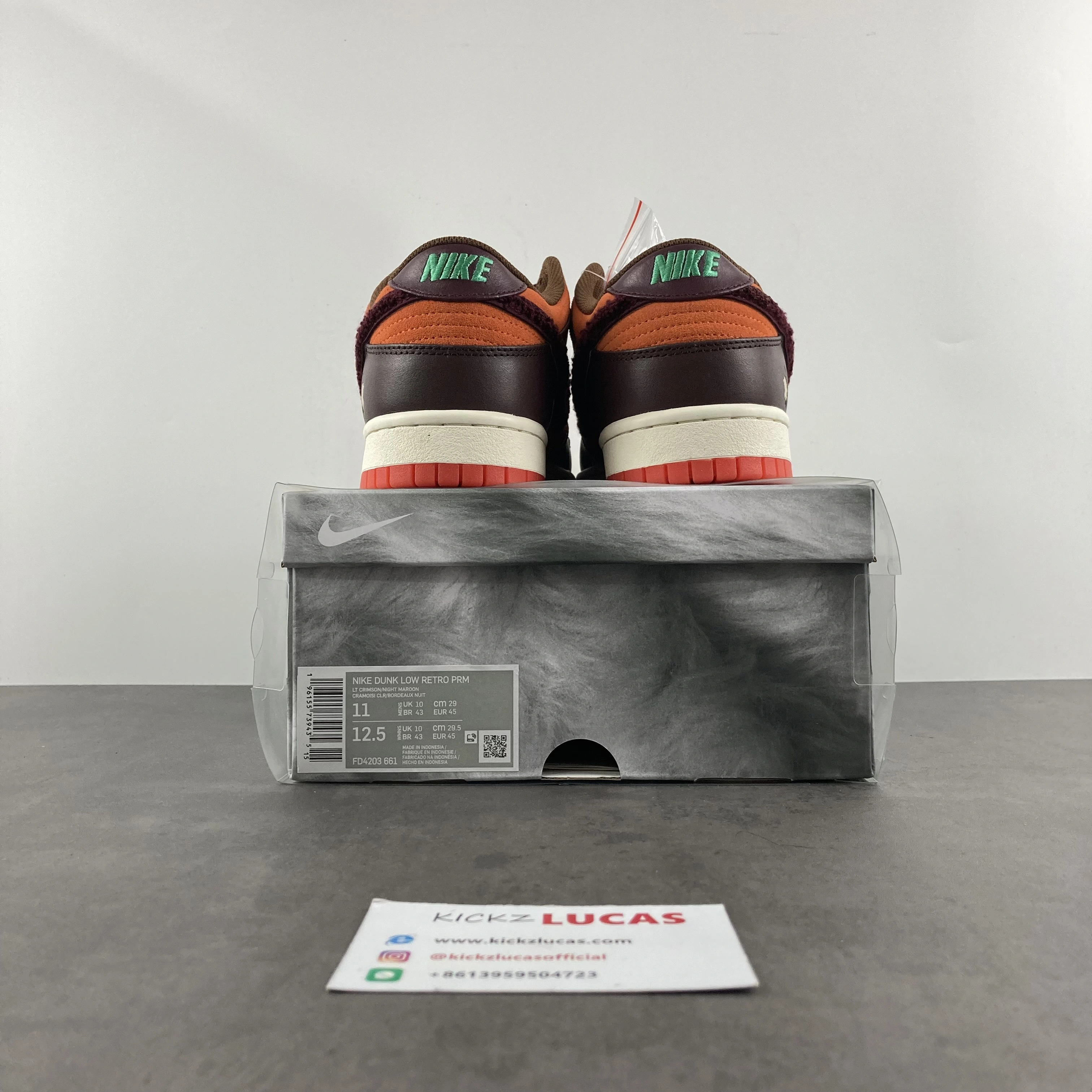 Dunk Low Retro PRM Year of the Rabbit Light Crimson FD4203- Breathable 203