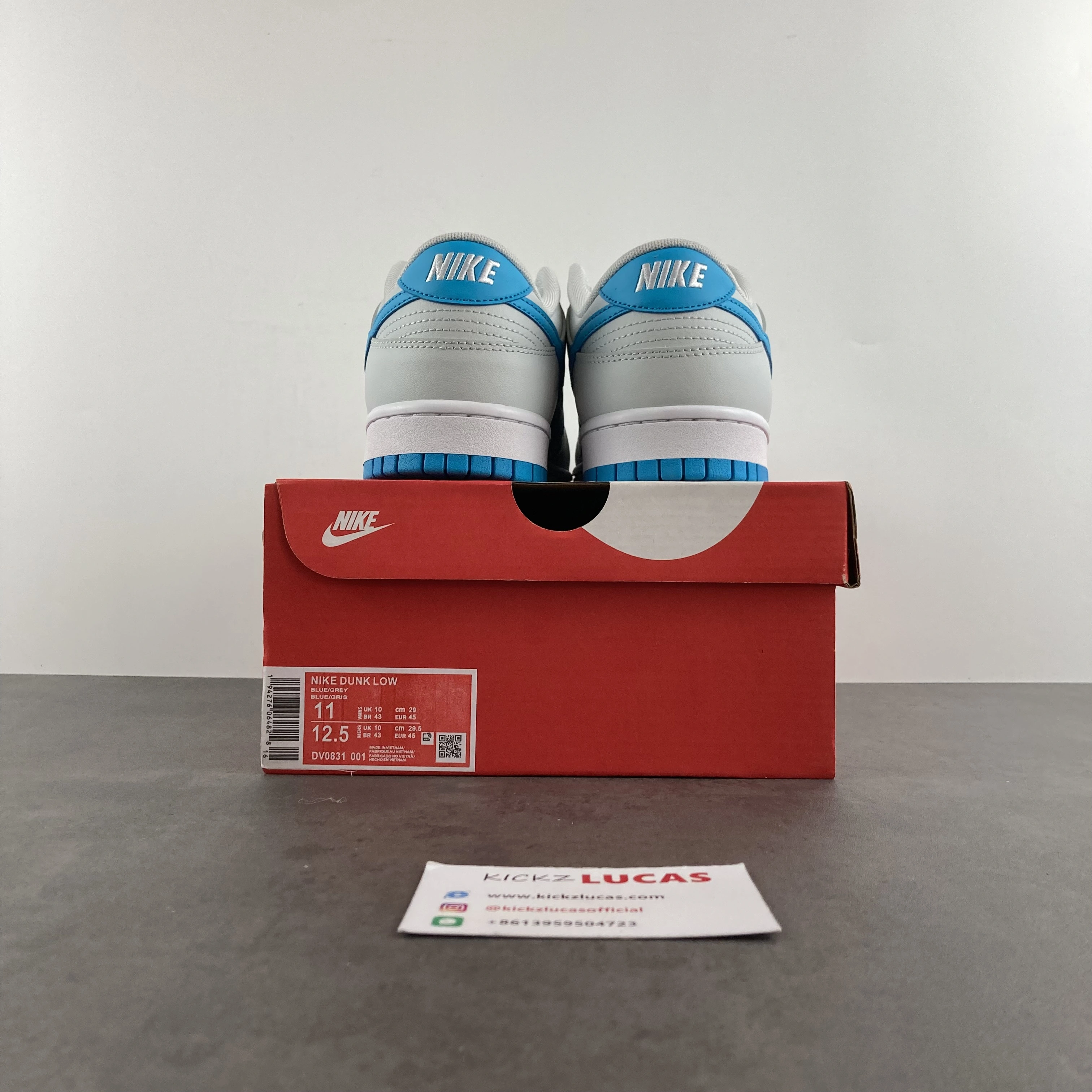 Dunk Low Retro Pure Platinum Blue Lightning DV0831- Cozy 193
