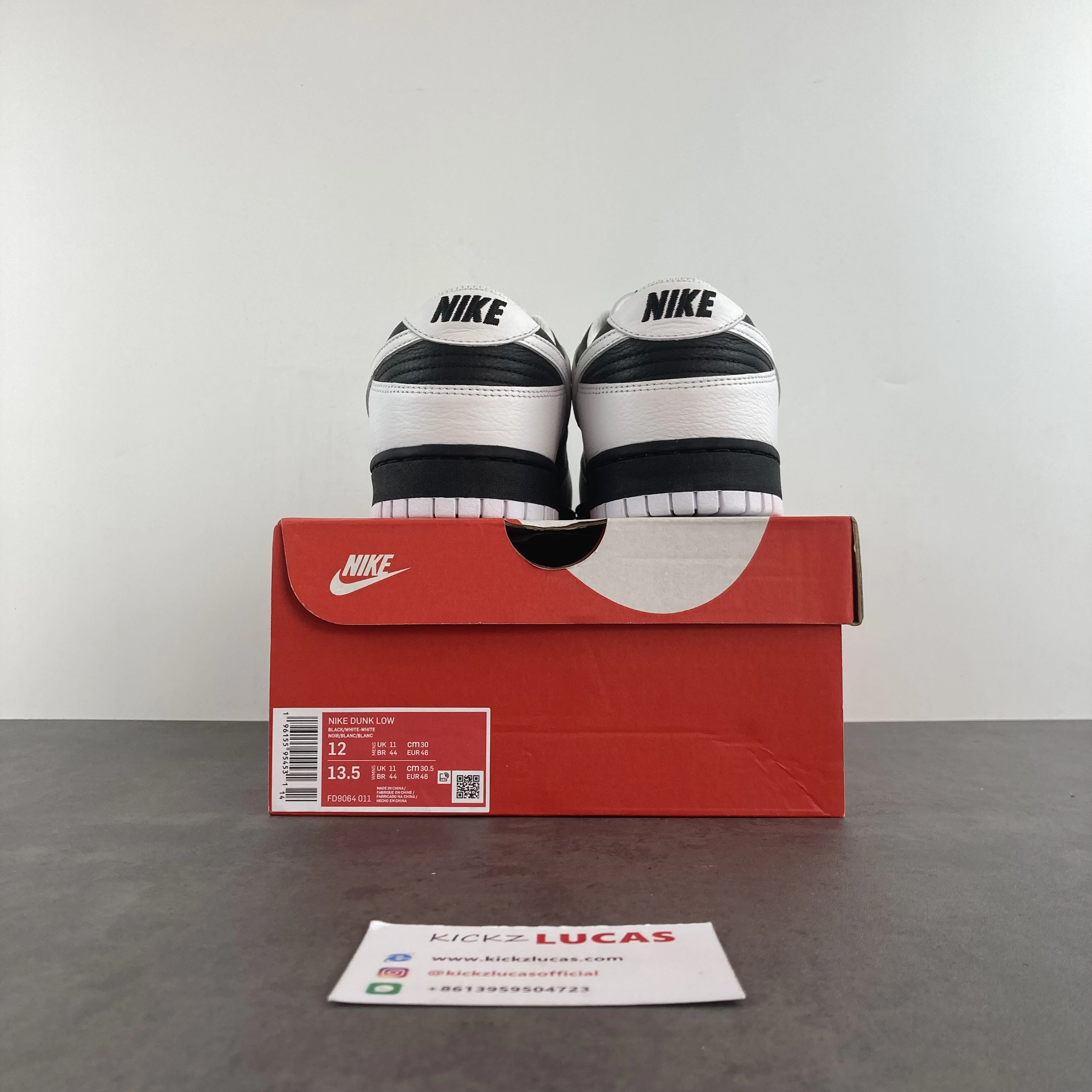 Durable Dunk Low Retro Reverse Panda FD9064- 314