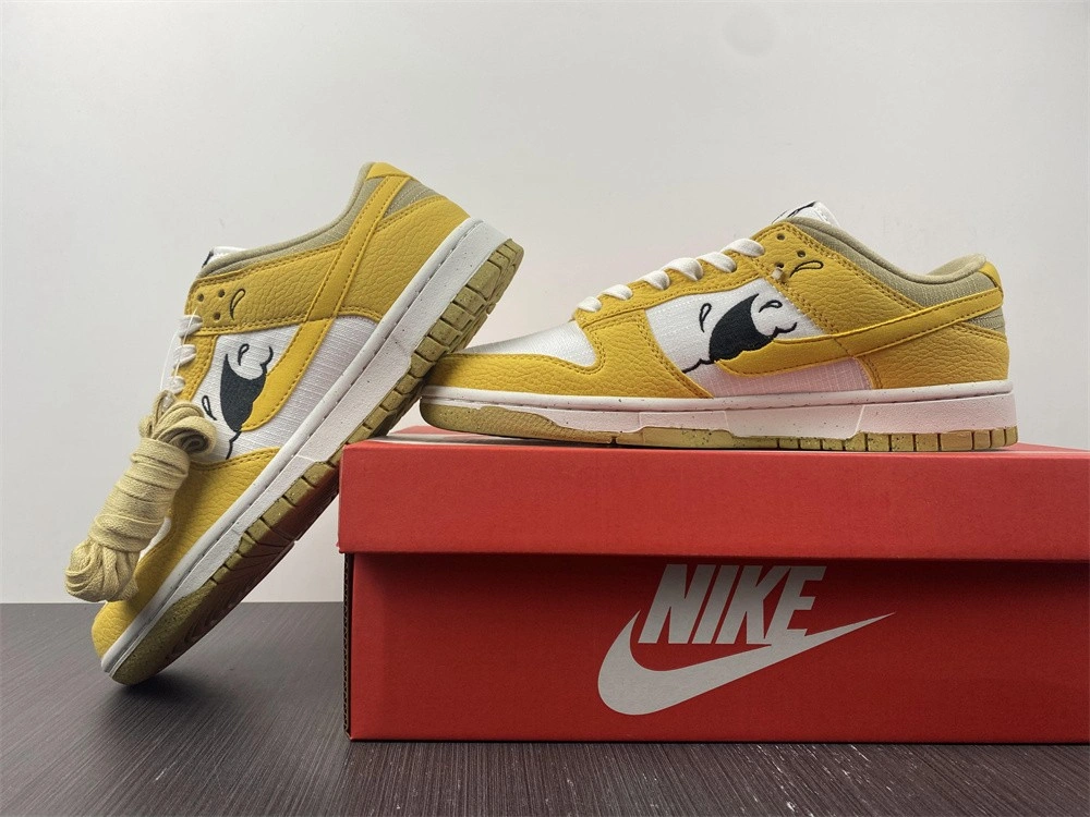 Modern Dunk Low Retro Sun Club Wheat Grass Orange DV1681- 360