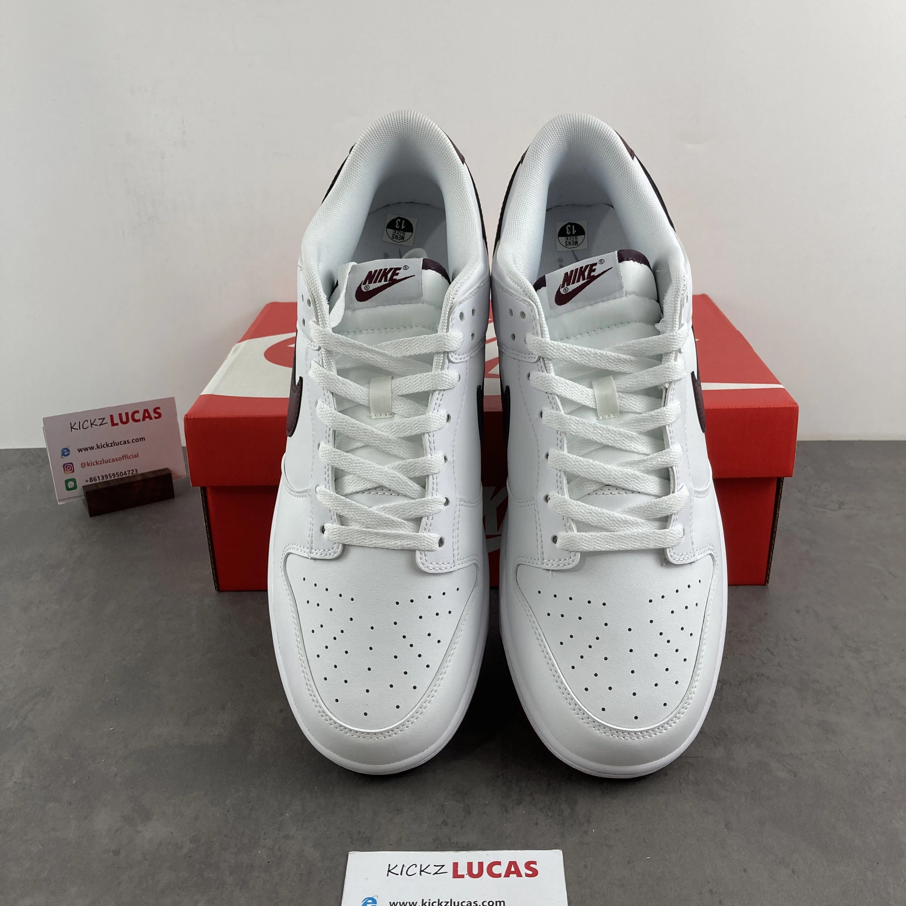 Lightweight Dunk Low Retro White Night Maroon DV0831- 166