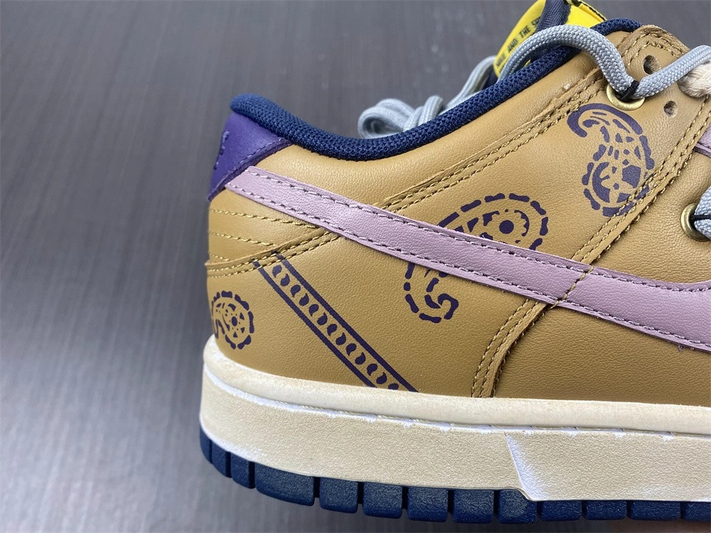 SoftTouch Dunk Low Retro customize Paisley Vibe DD1391- 412