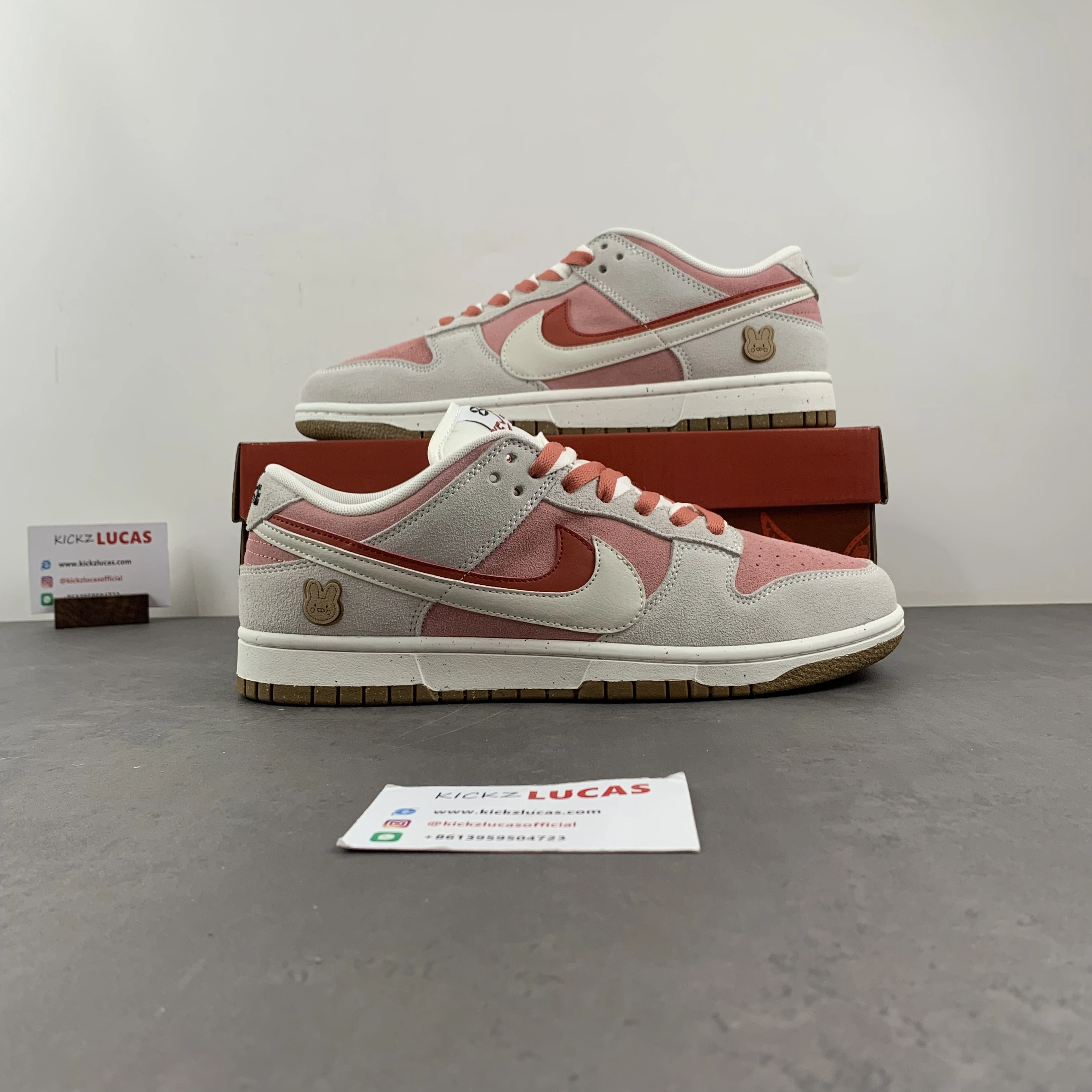Popular Dunk Low SE 85 Double Swoosh Pink Red DO9457- 32