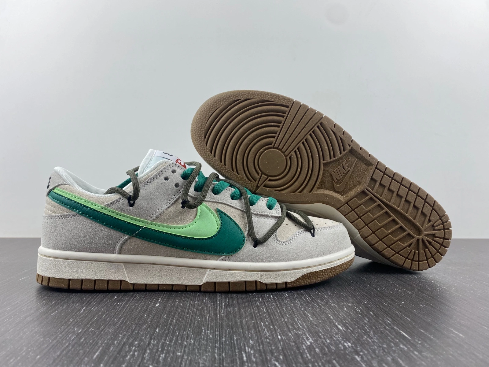 Affordable Dunk Low SE 85 Double Swoosh Sail Green 264