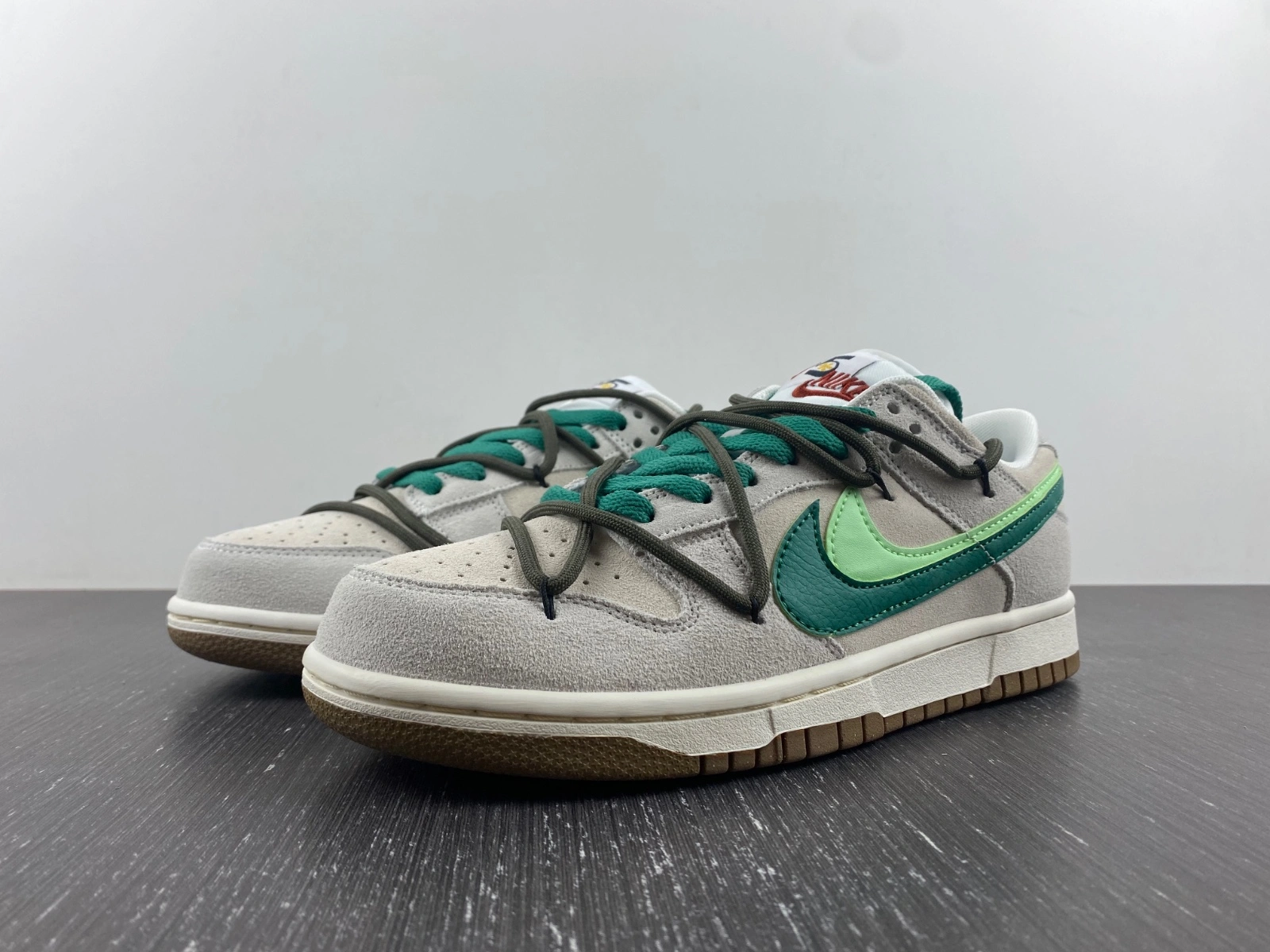 Affordable Dunk Low SE 85 Double Swoosh Sail Green 264