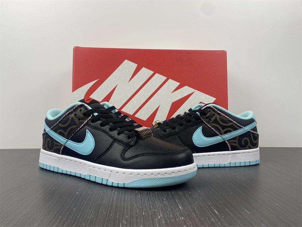Modern Dunk Low SE Barber Shop Black DH7614- 401