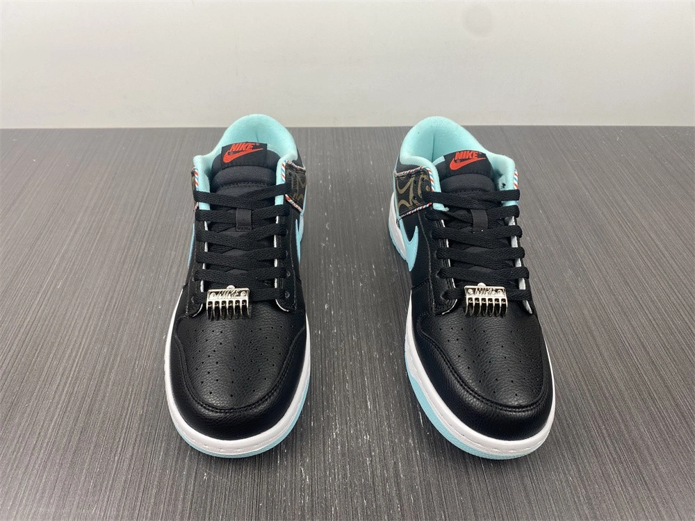 Modern Dunk Low SE Barber Shop Black DH7614- 401