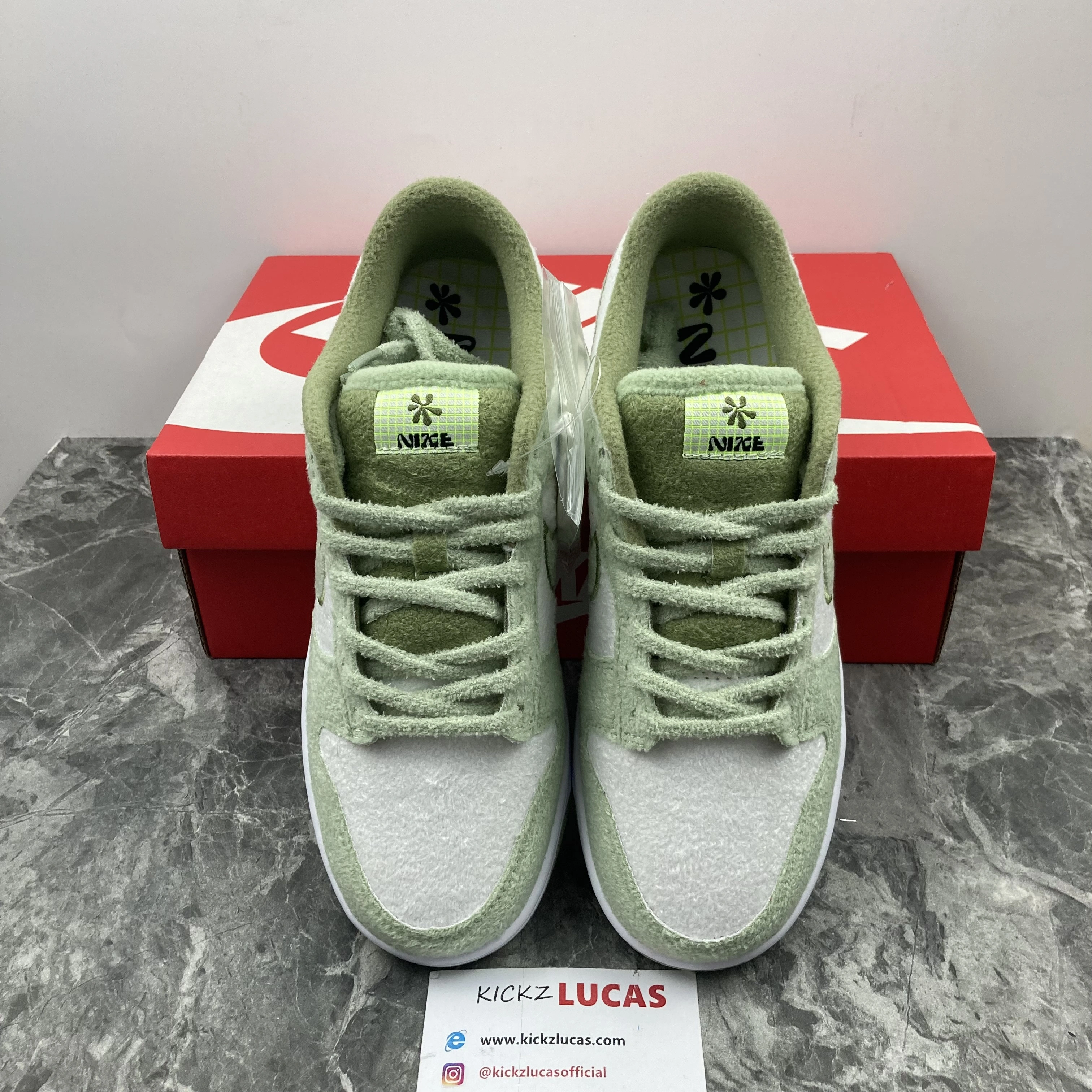 FreshLook Dunk Low SE Fleece Pack Honeydew DQ7579- 254