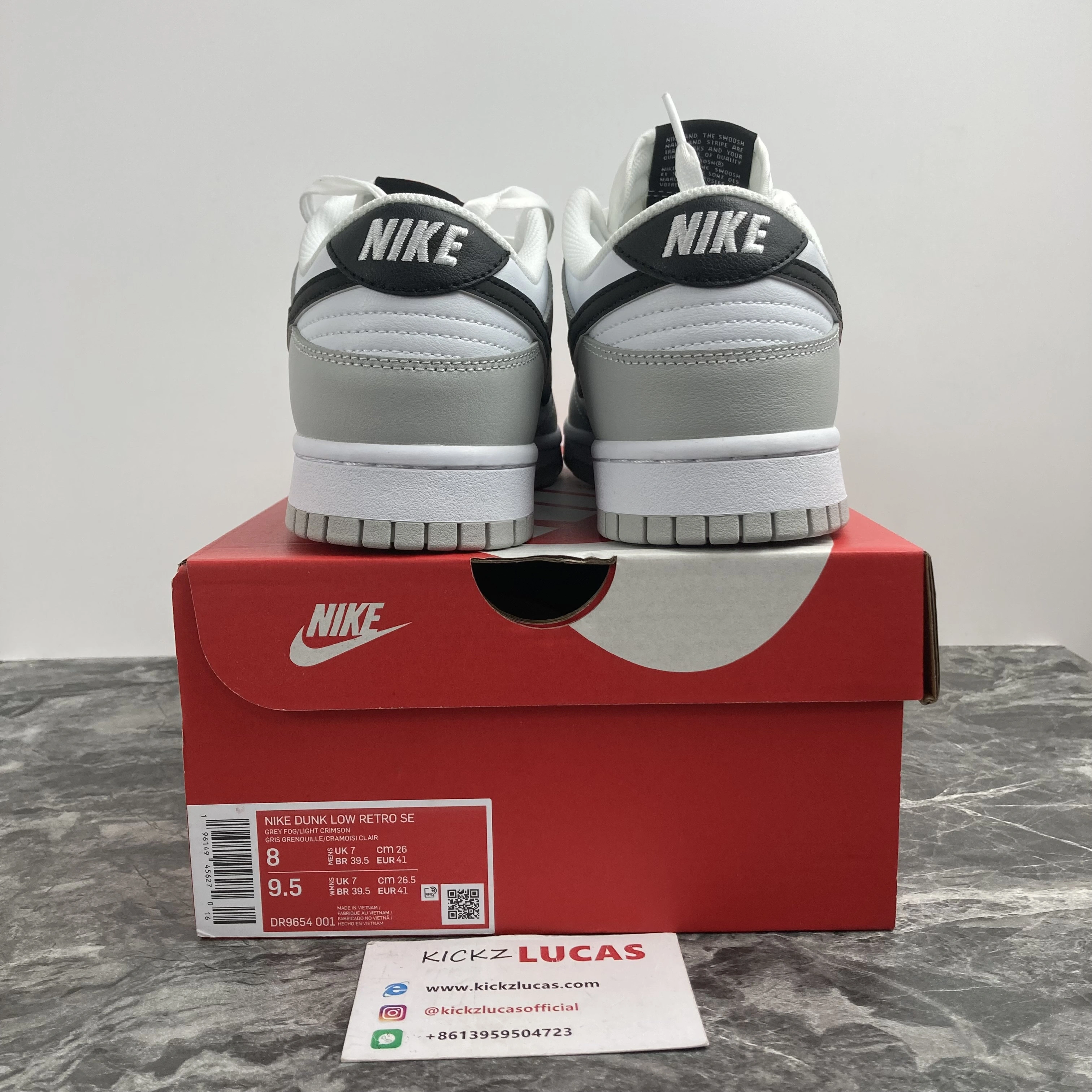 Cozy Dunk Low SE Lottery Pack Grey Fog DR9654- 355