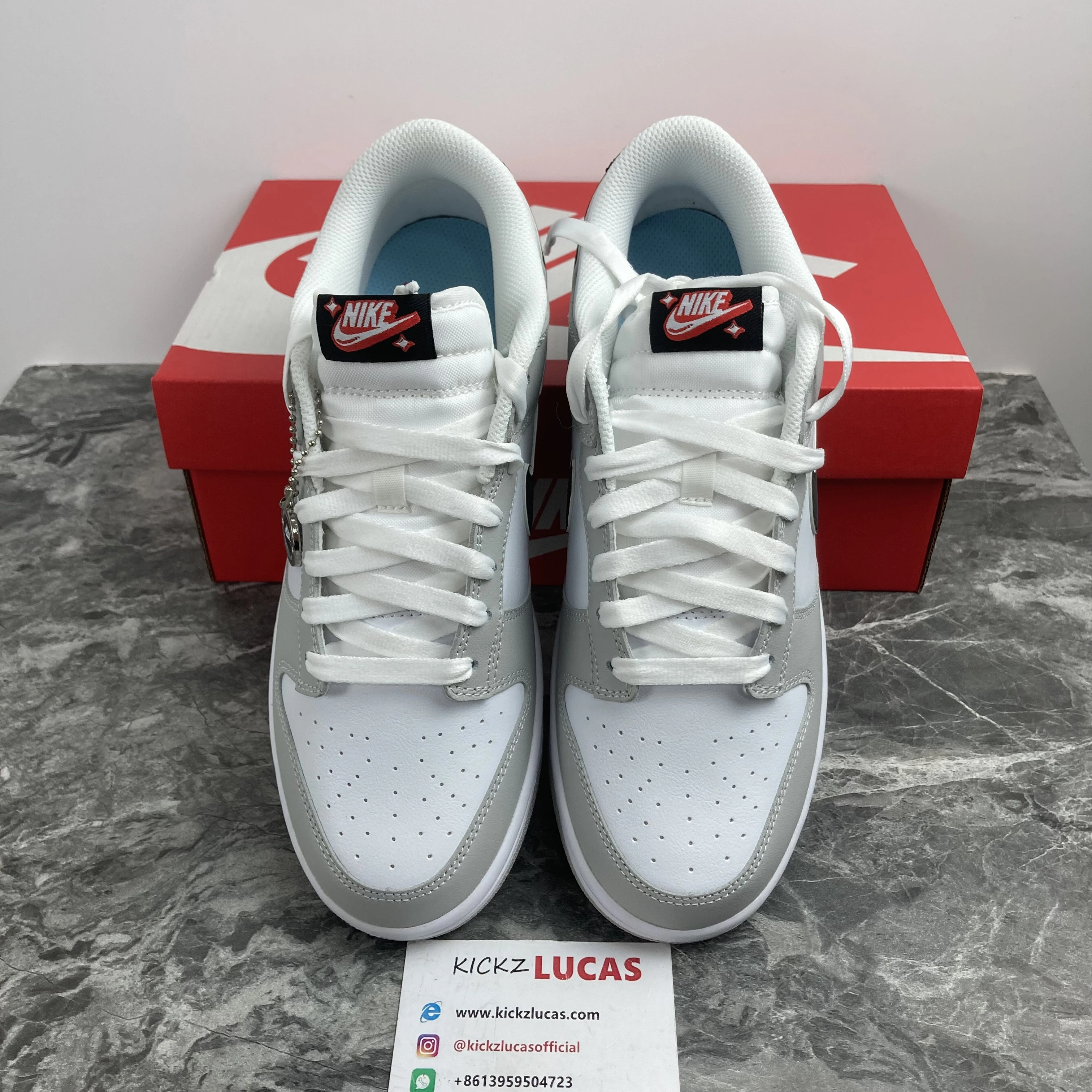 Cozy Dunk Low SE Lottery Pack Grey Fog DR9654- 355