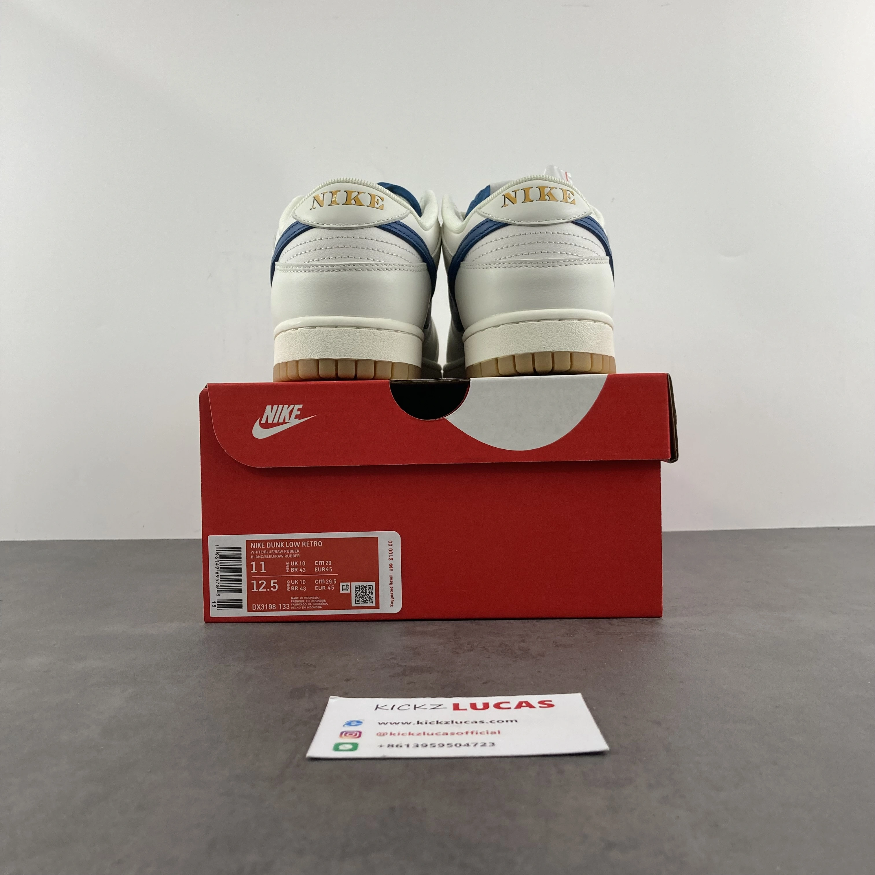 Dunk Low SE Sail Dark Marina Blue DX3198- Premium 345