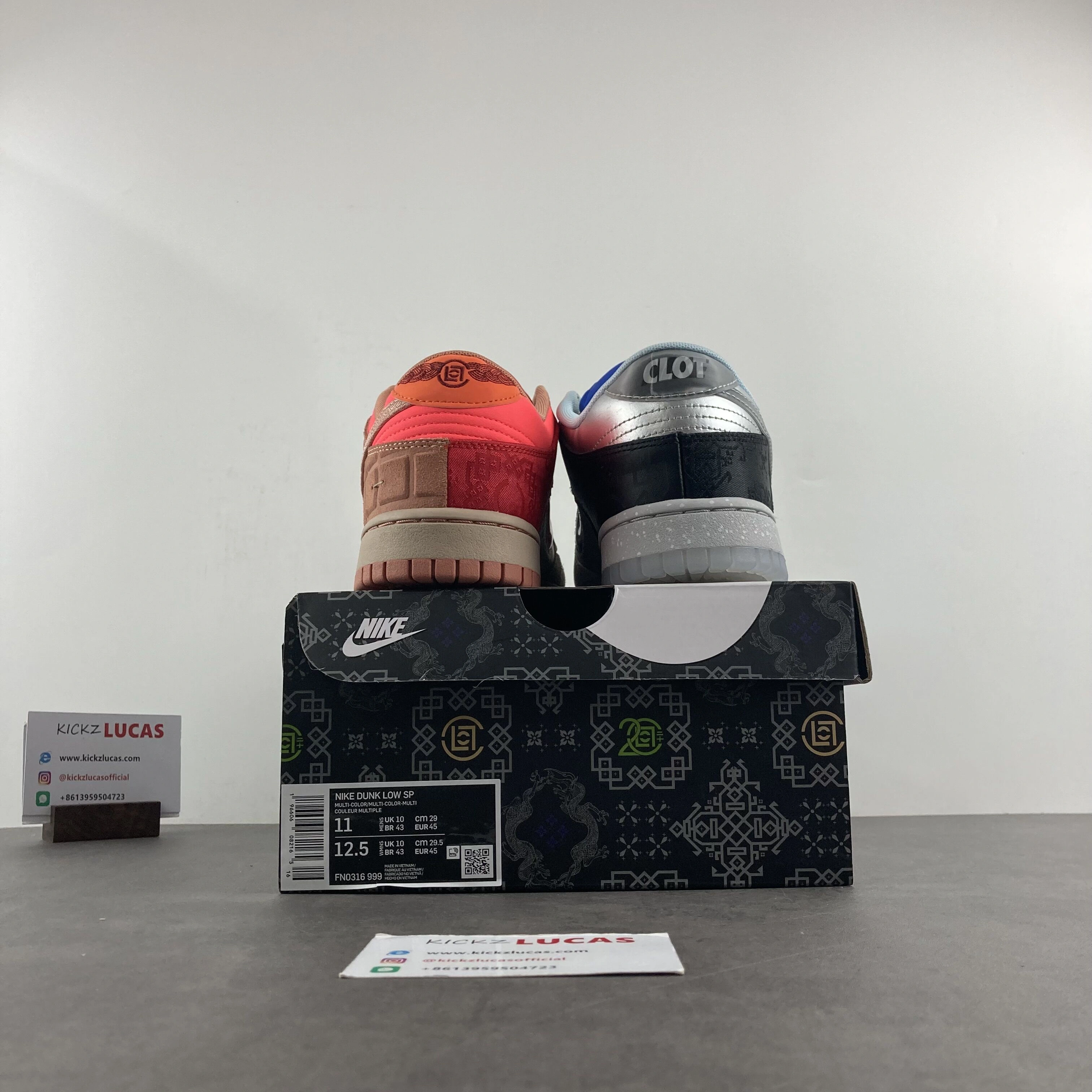 Durable Dunk Low SP What The CLOT FN0316- 114