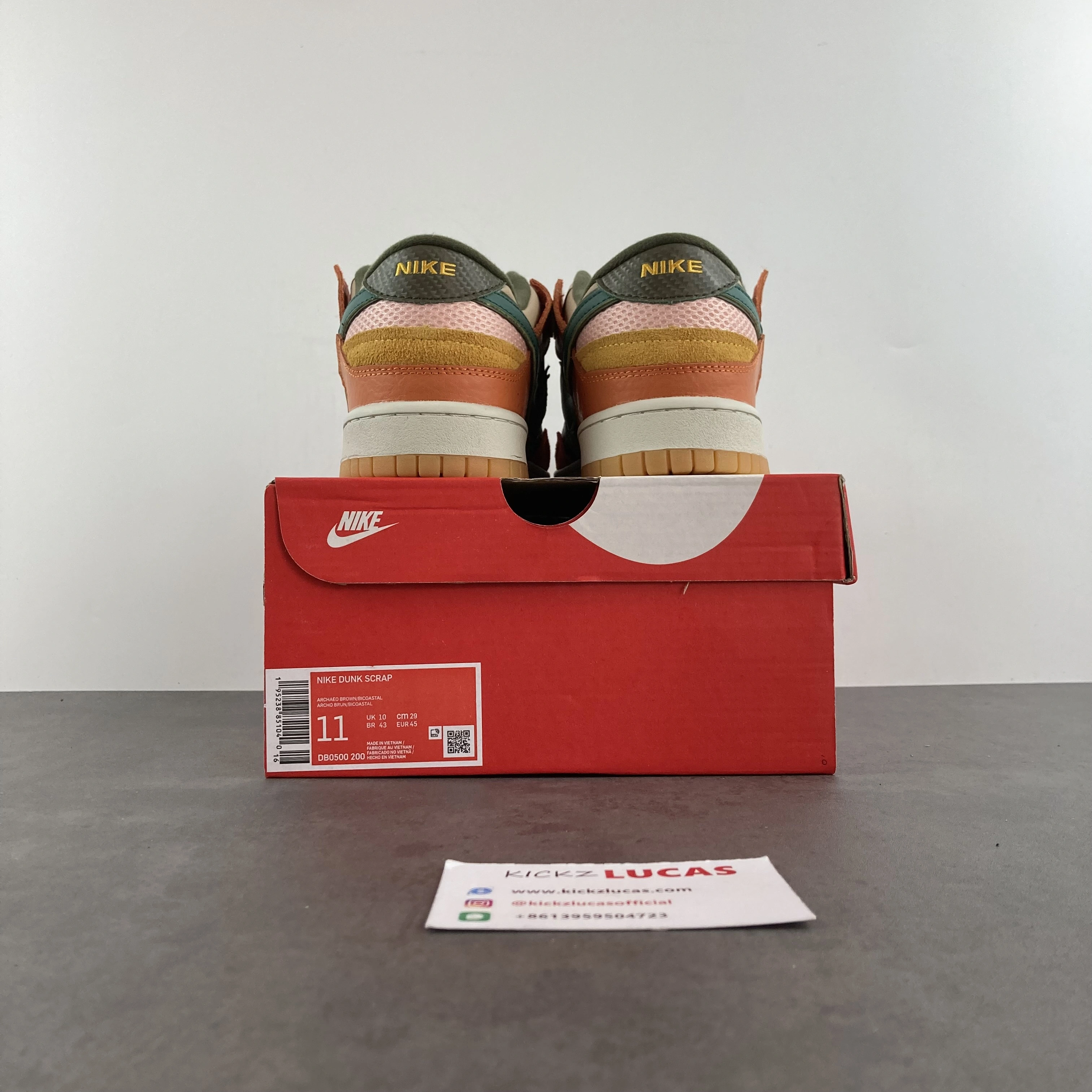 Sustainable Dunk Low Scrap Archeo Brown DB0500- 423
