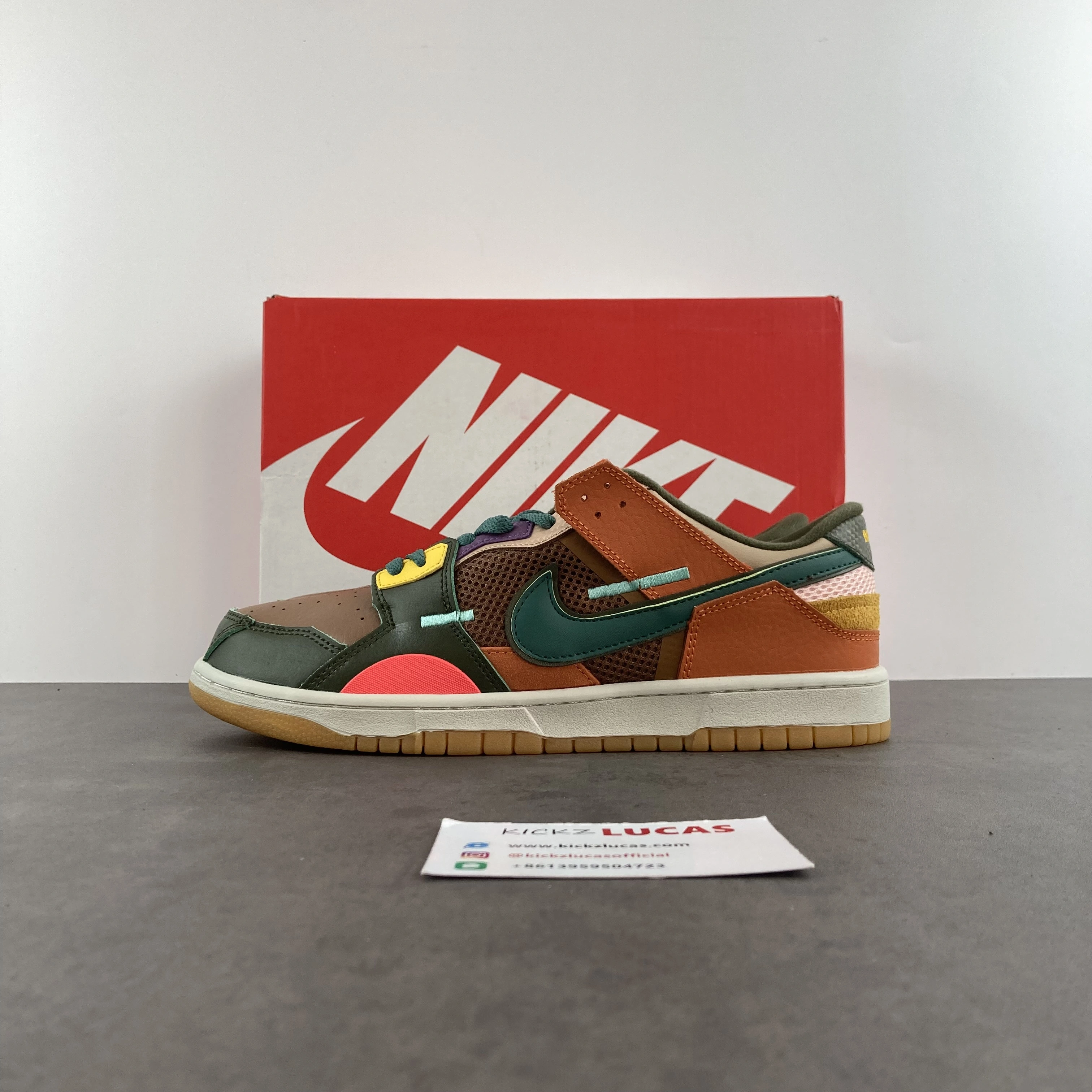 Sustainable Dunk Low Scrap Archeo Brown DB0500- 423