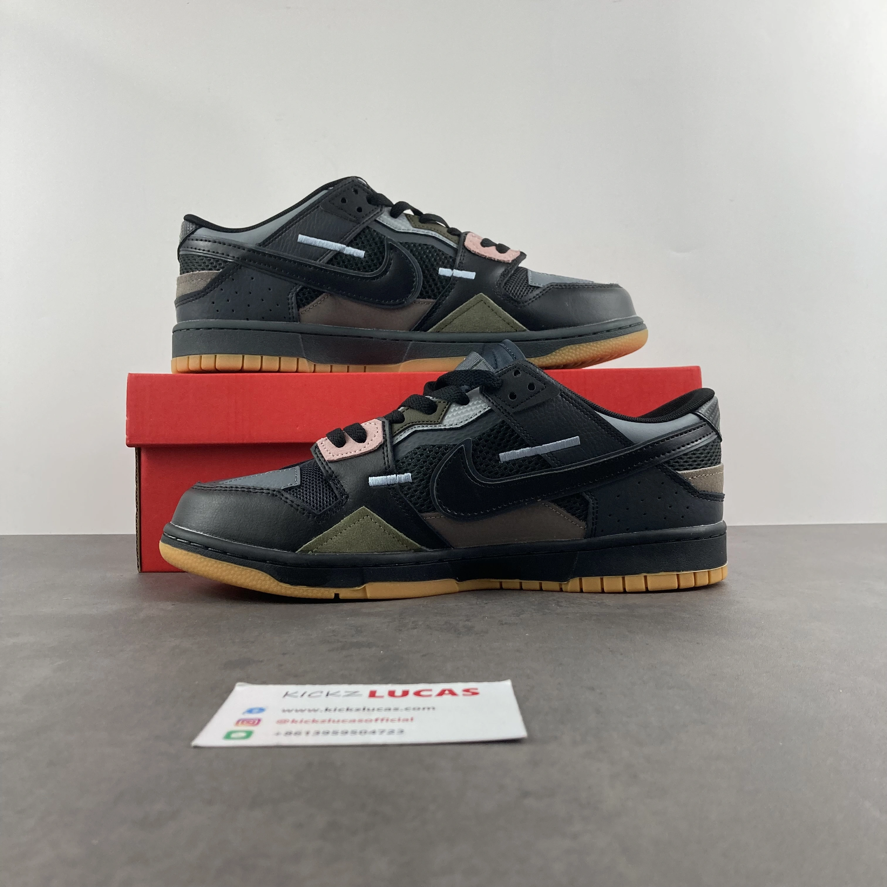 SmoothTexture Dunk Low Scrap Black Gum DB0500- 150