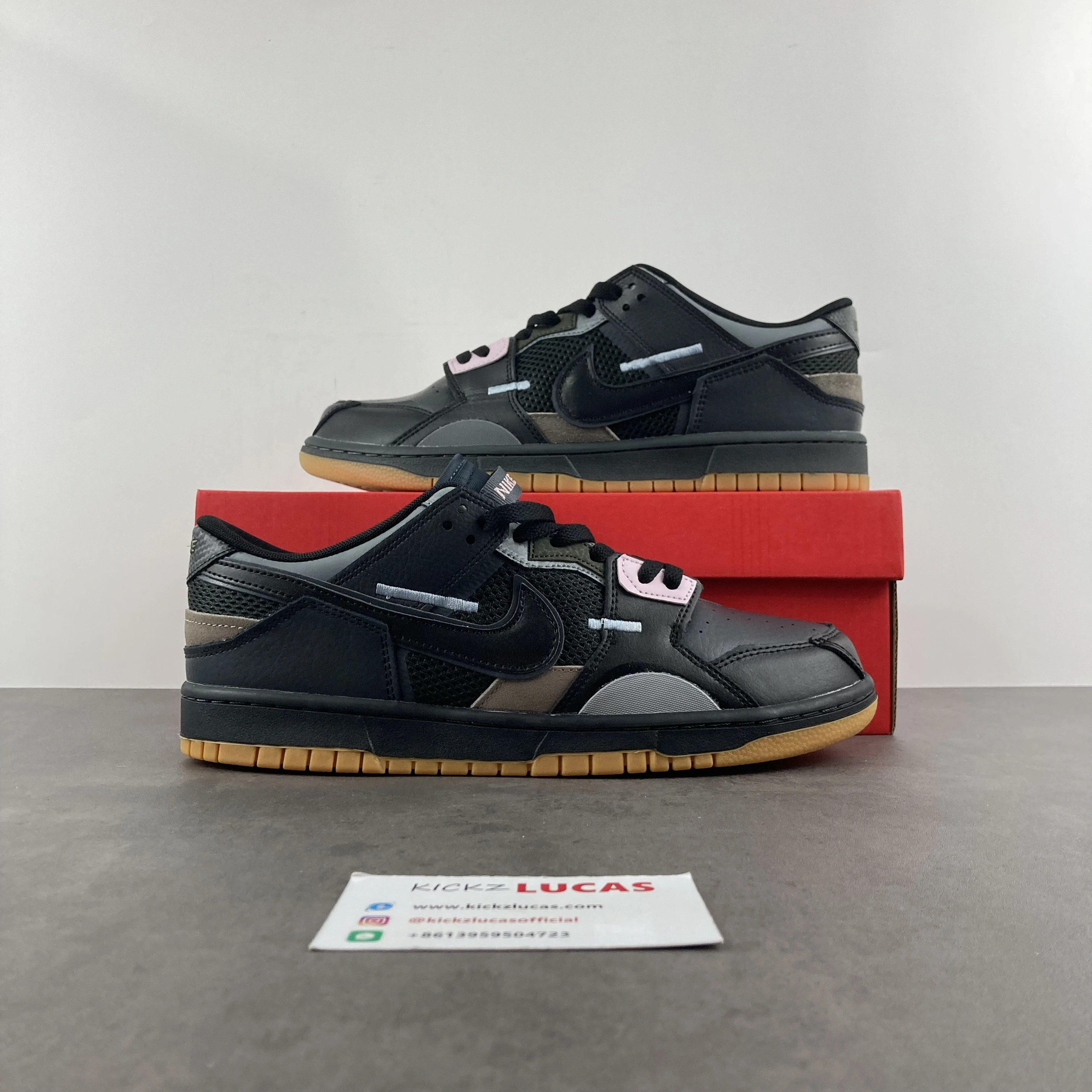SmoothTexture Dunk Low Scrap Black Gum DB0500- 150