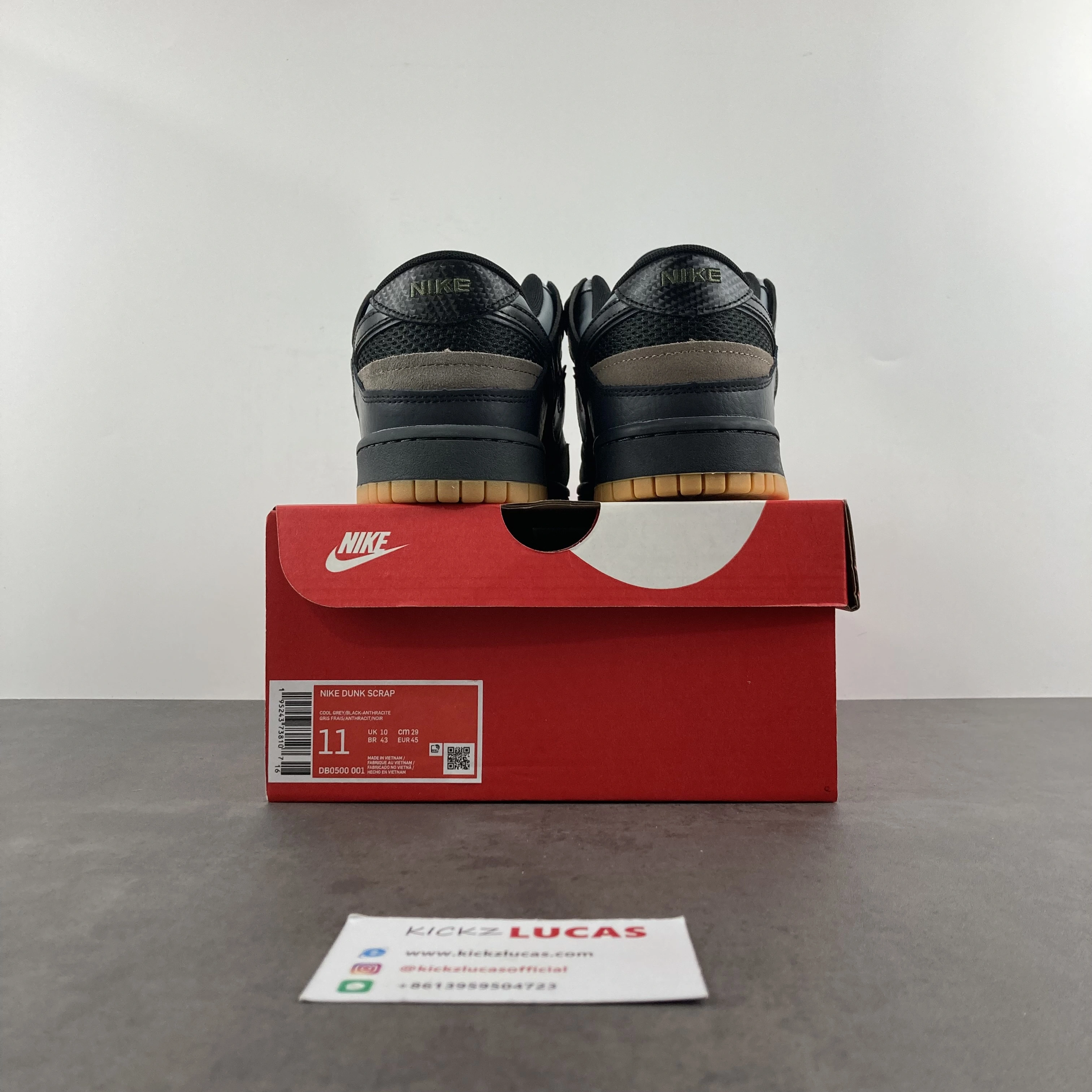 SmoothTexture Dunk Low Scrap Black Gum DB0500- 150