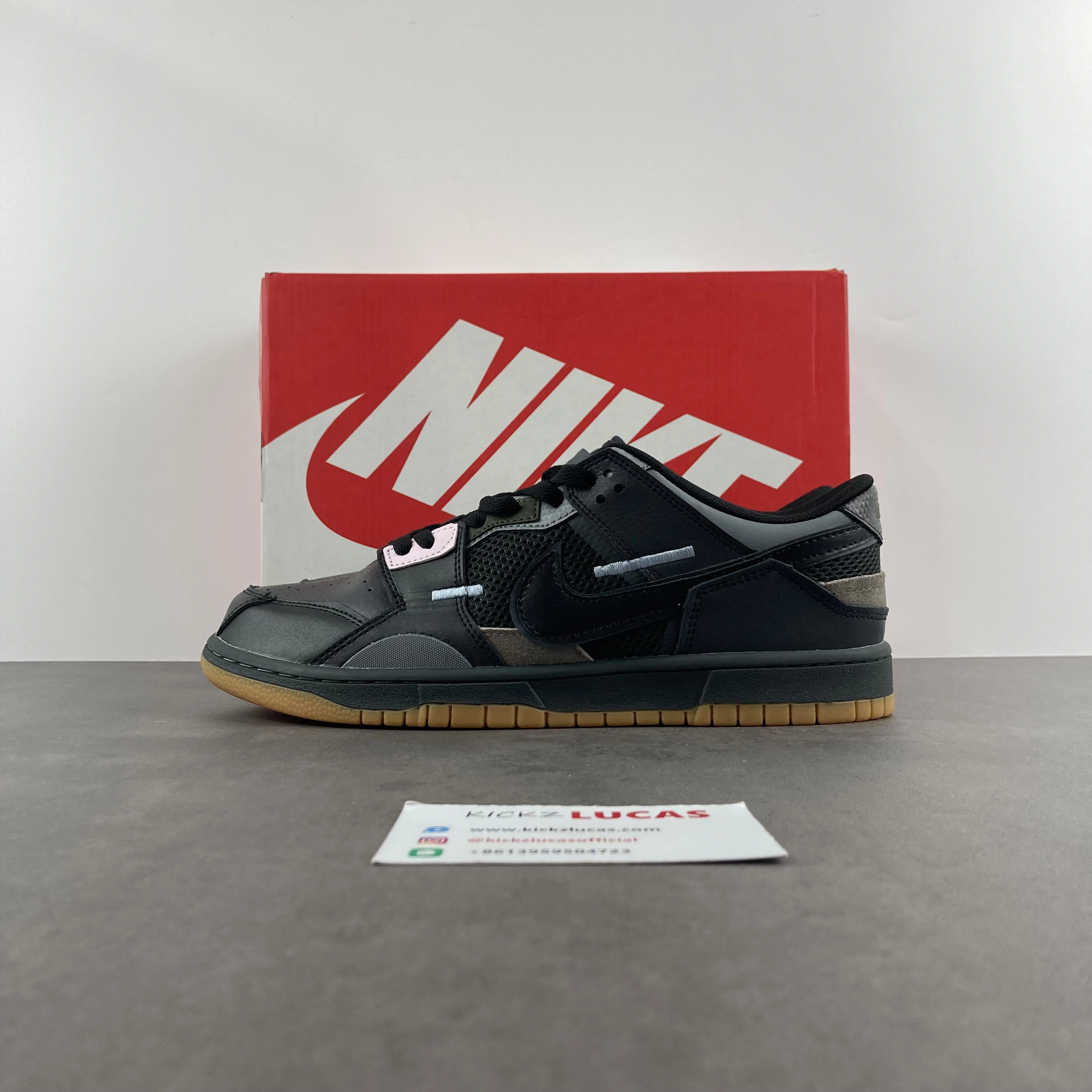 SmoothTexture Dunk Low Scrap Black Gum DB0500- 150