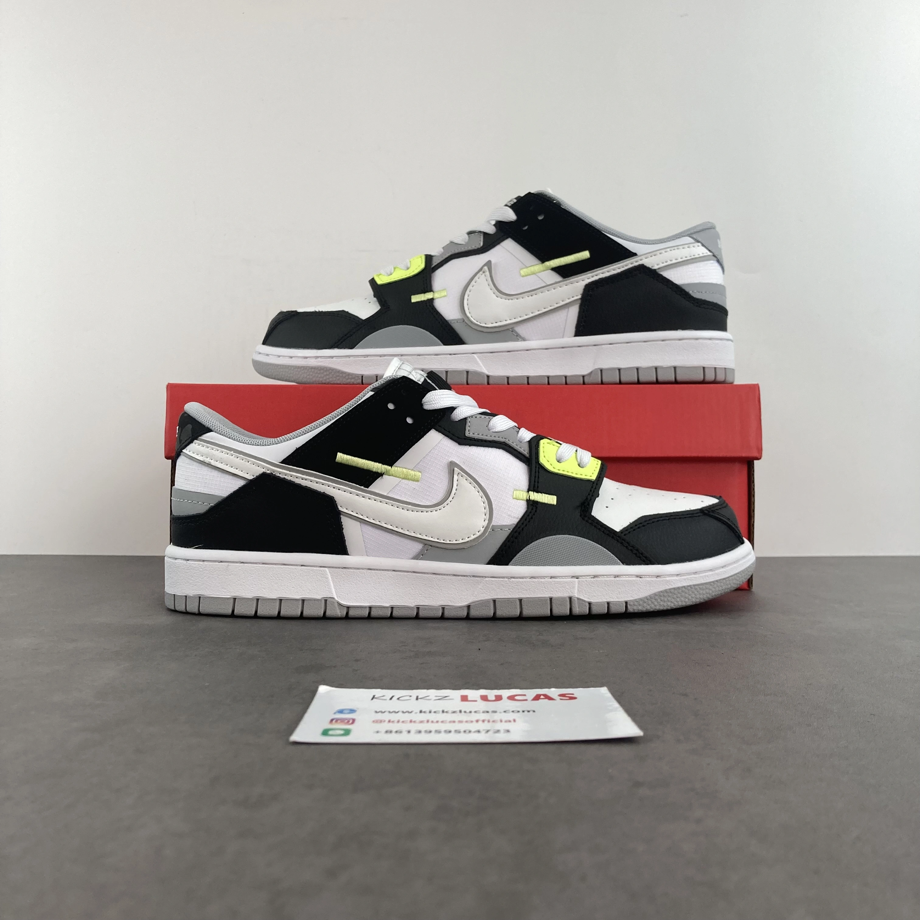 Dunk Low Scrap Wolf Grey Light Lemon Twist DC9723- Neat 185