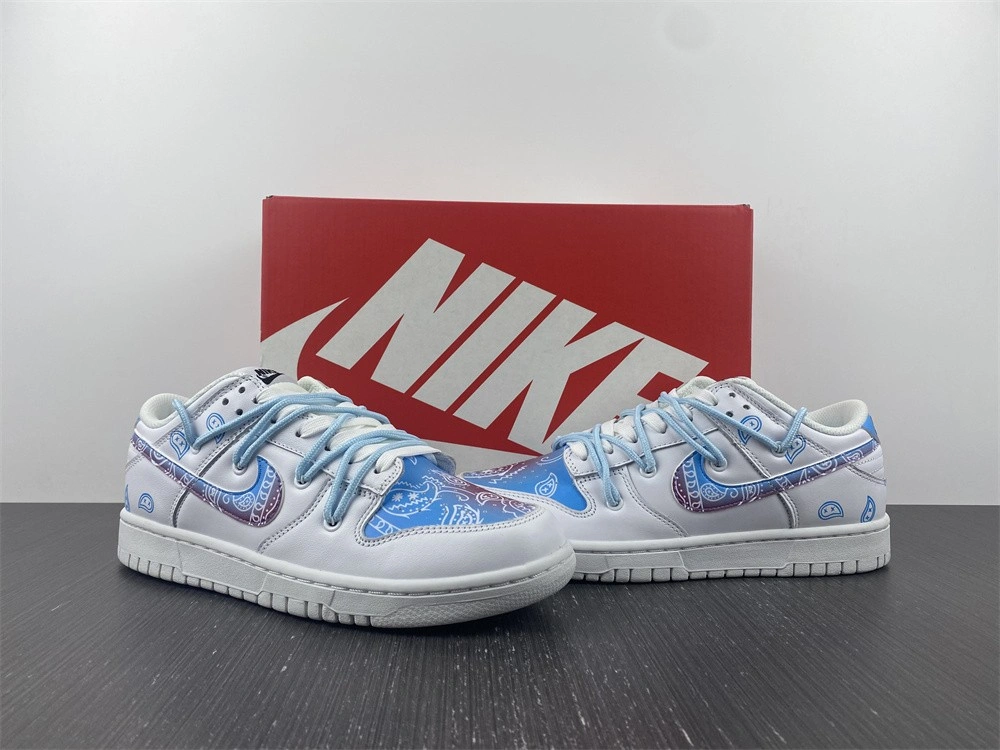 Bold Dunk Low Triple White Customized DD1503- 349