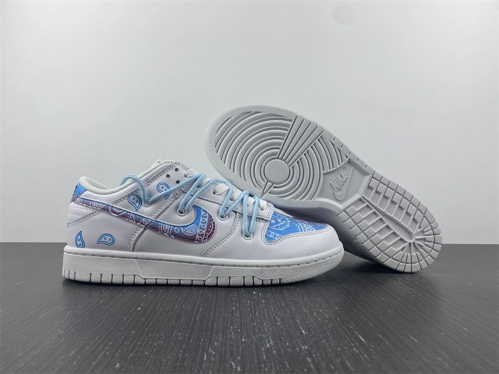 Bold Dunk Low Triple White Customized DD1503- 349