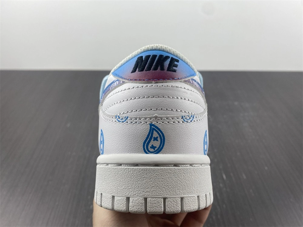 Bold Dunk Low Triple White Customized DD1503- 349