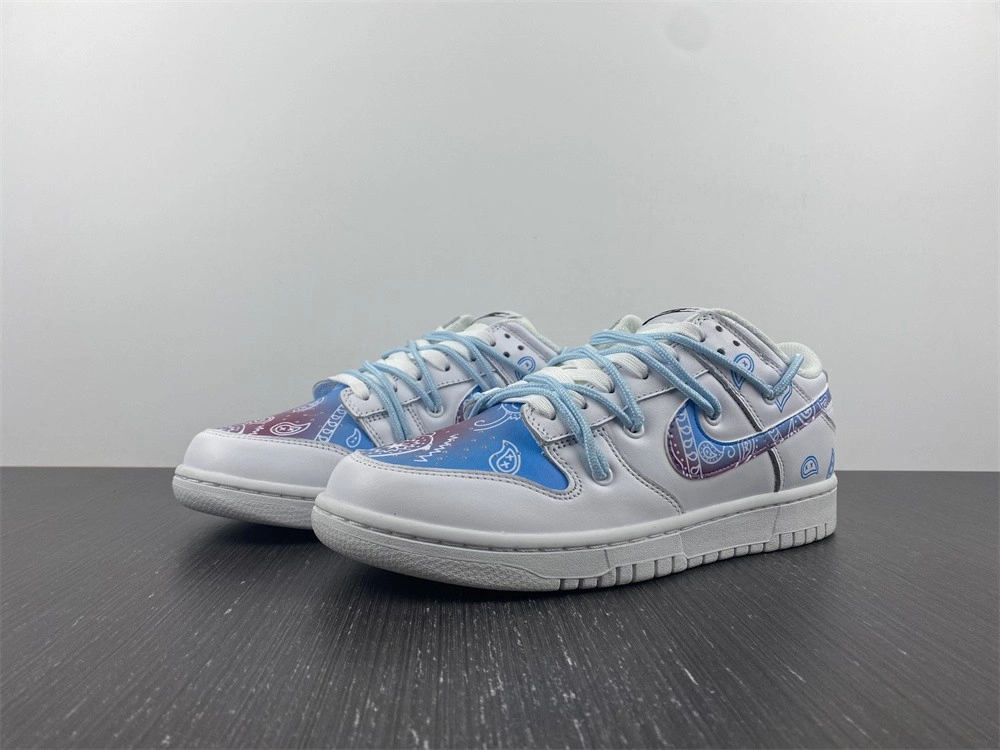 Bold Dunk Low Triple White Customized DD1503- 349