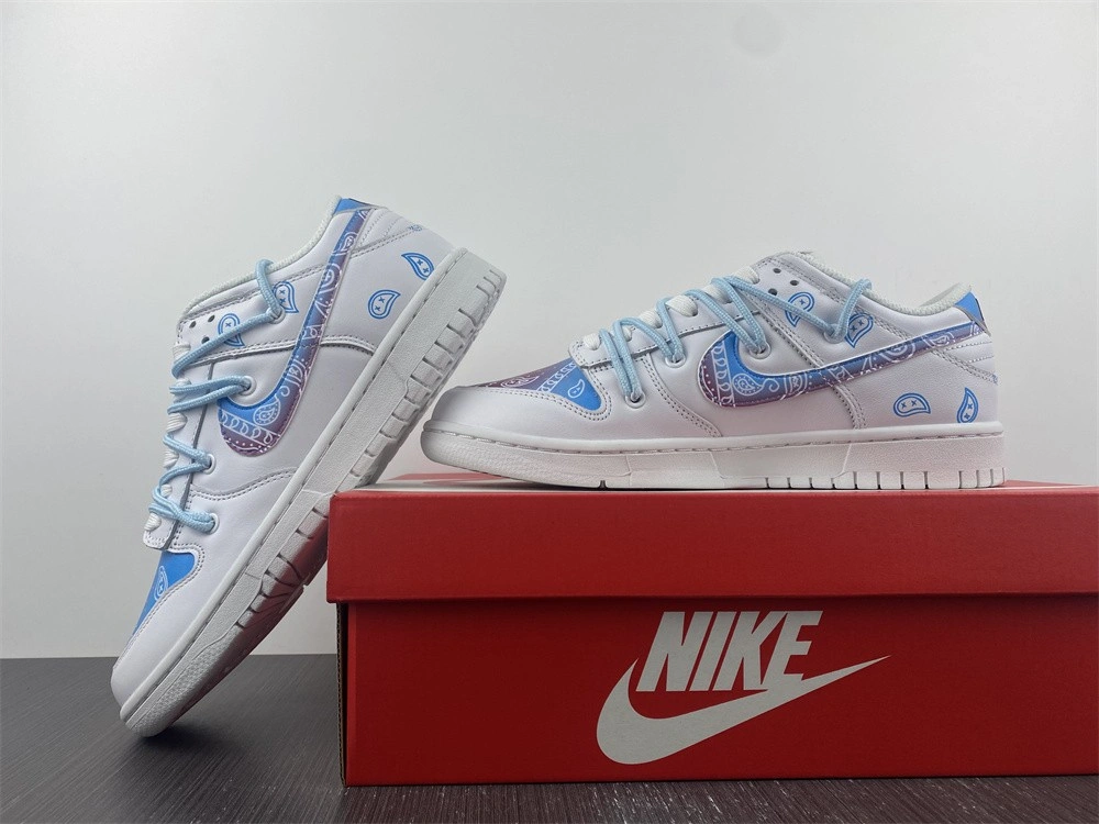 Bold Dunk Low Triple White Customized DD1503- 349