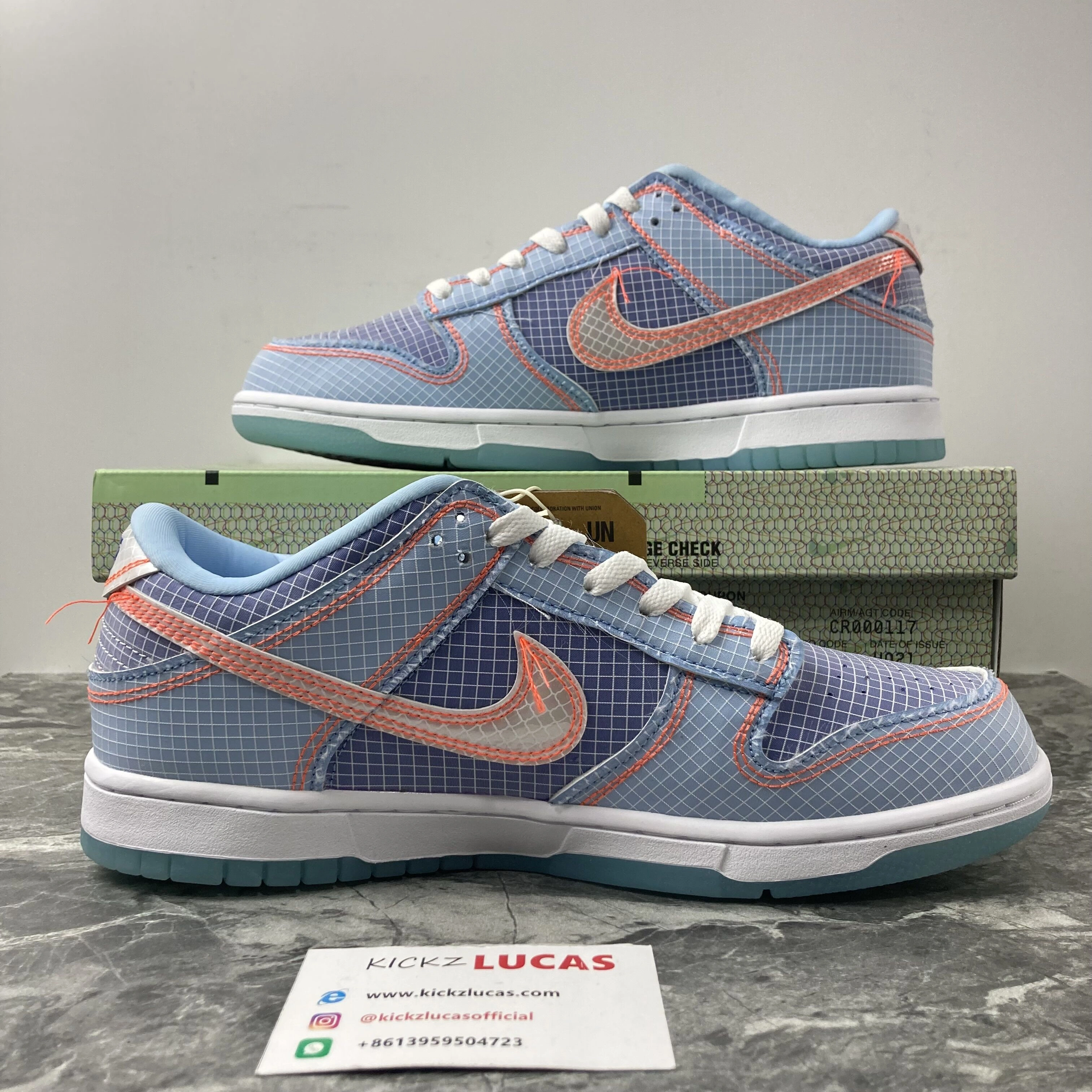 Stretchable Dunk Low Union Blue DJ9649- 506