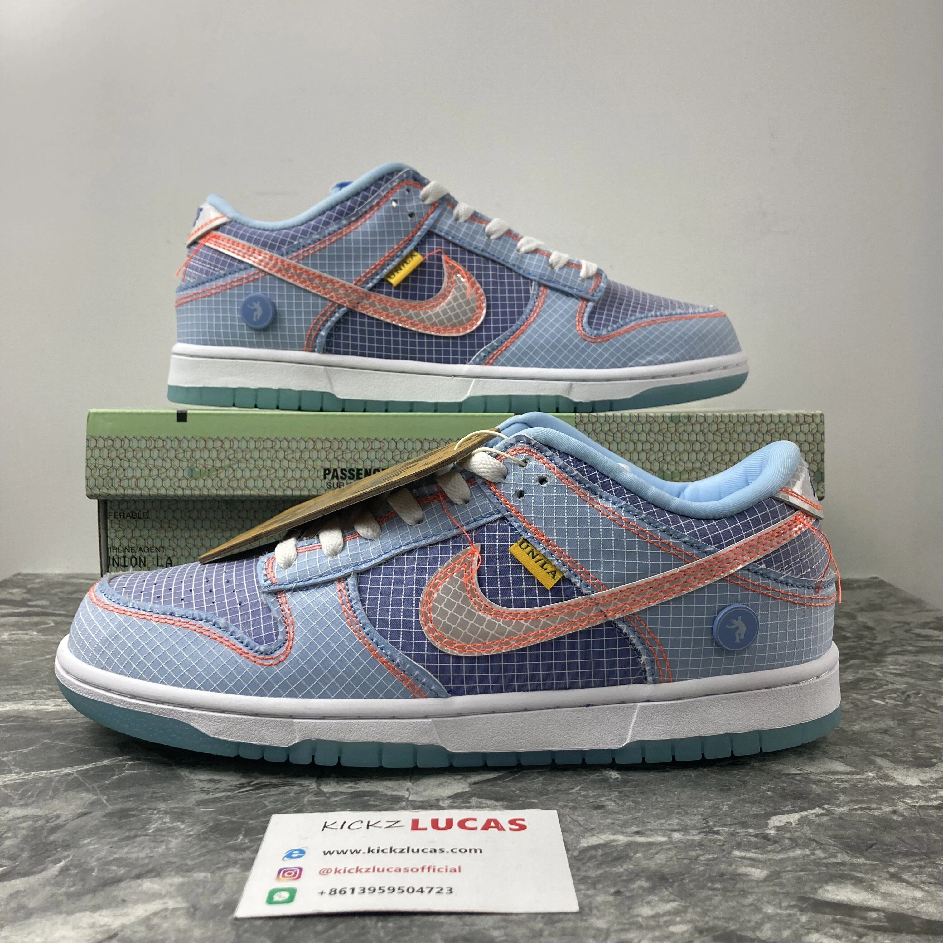 Stretchable Dunk Low Union Blue DJ9649- 506