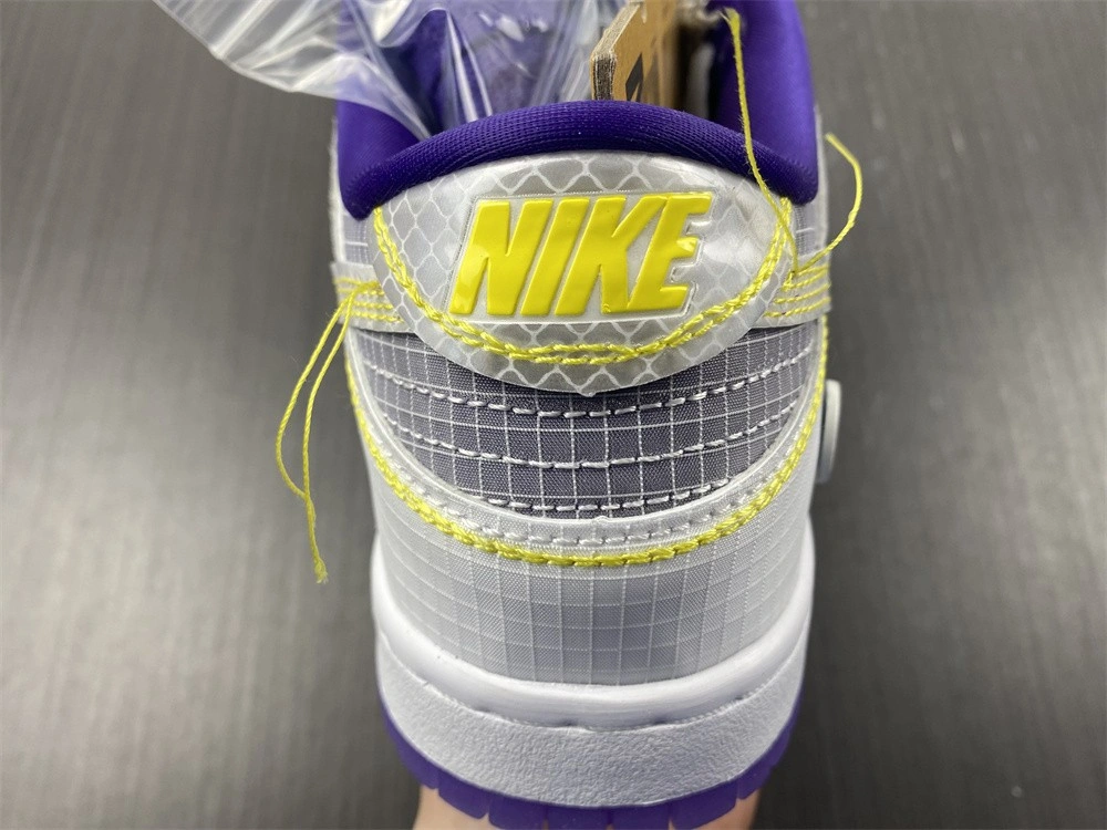 Cozy Dunk Low Union Passport Pack Grey Purple DJ9649- 425