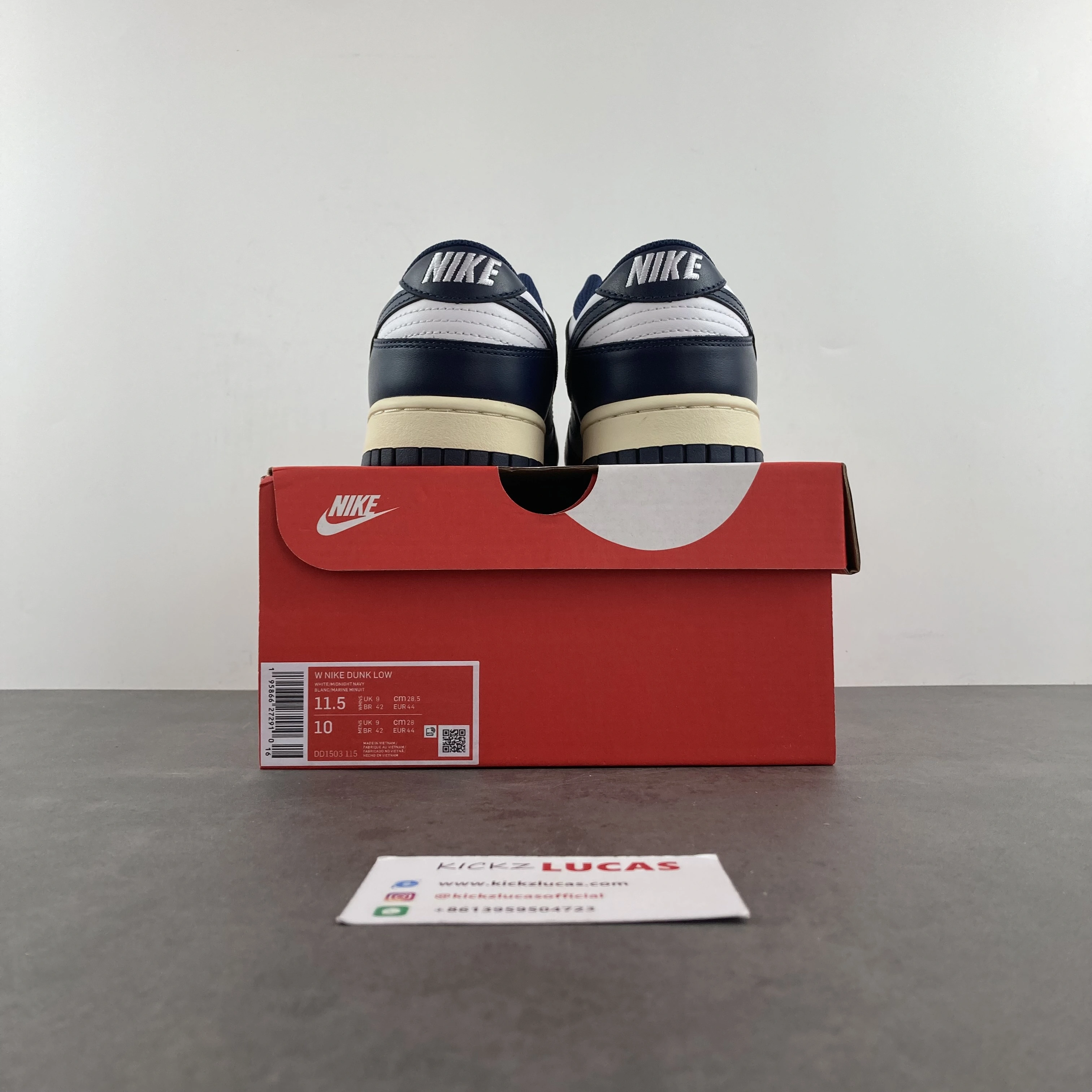 Cozy Dunk Low Vintage Navy DD1503- 500