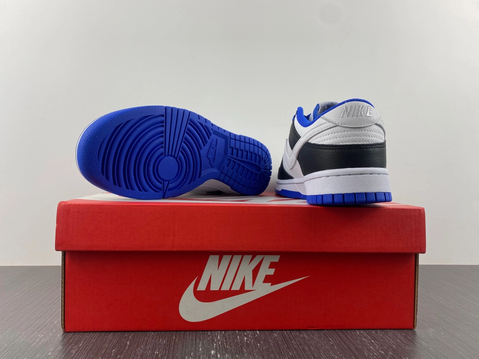 Bright Dunk Low White Black Royal FD9064- 286