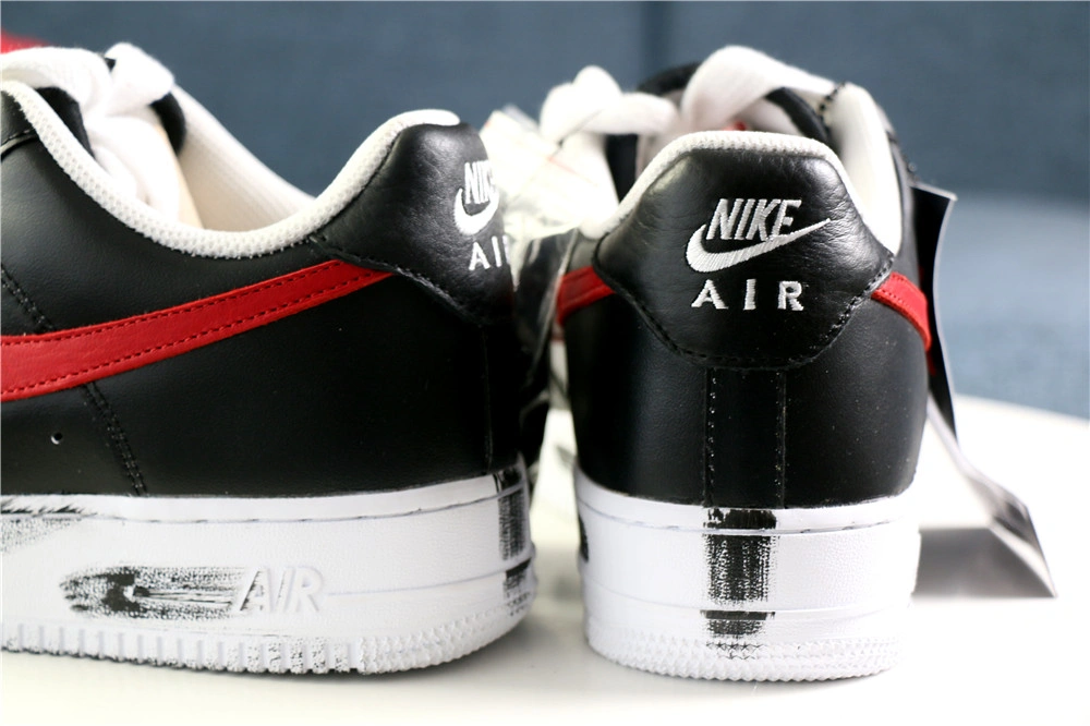 Practical EACEMINUSONE X Nike Air Force 1 Low Para-Noise Black Red 810