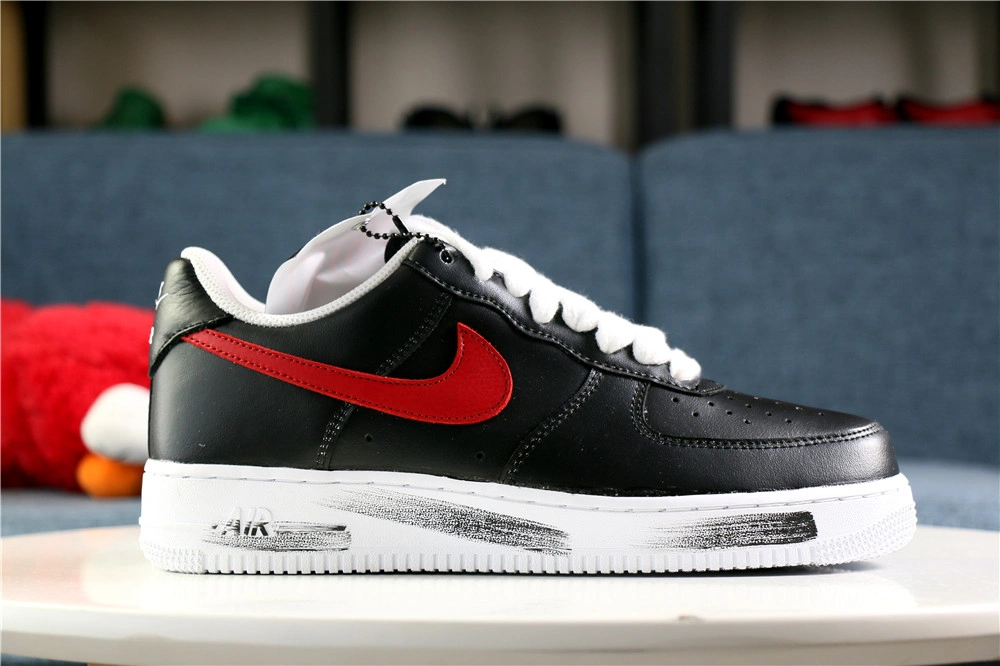 Practical EACEMINUSONE X Nike Air Force 1 Low Para-Noise Black Red 810