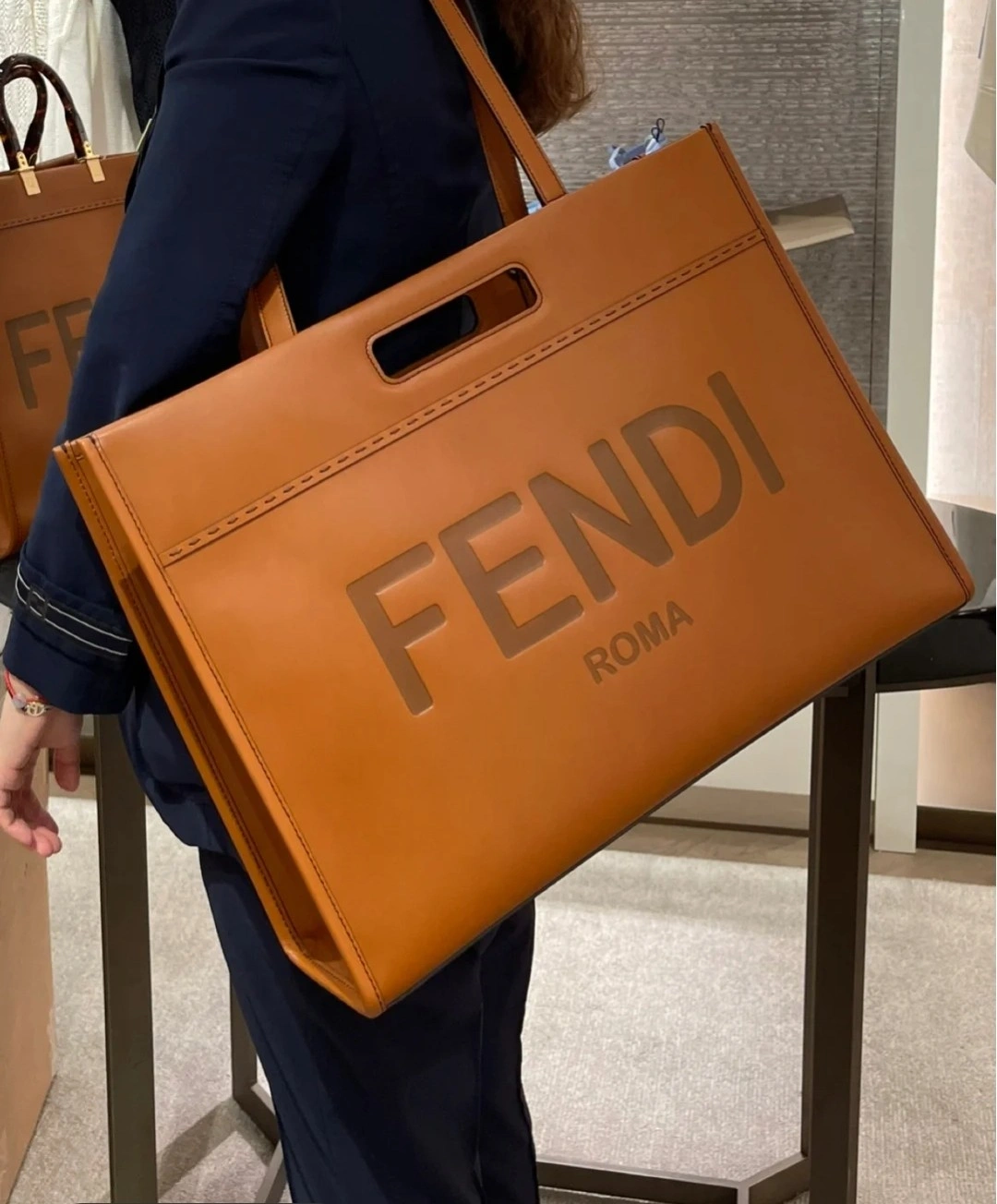 FlexibleFit F*endi Bag Top Quality 46*16*35cm 9339