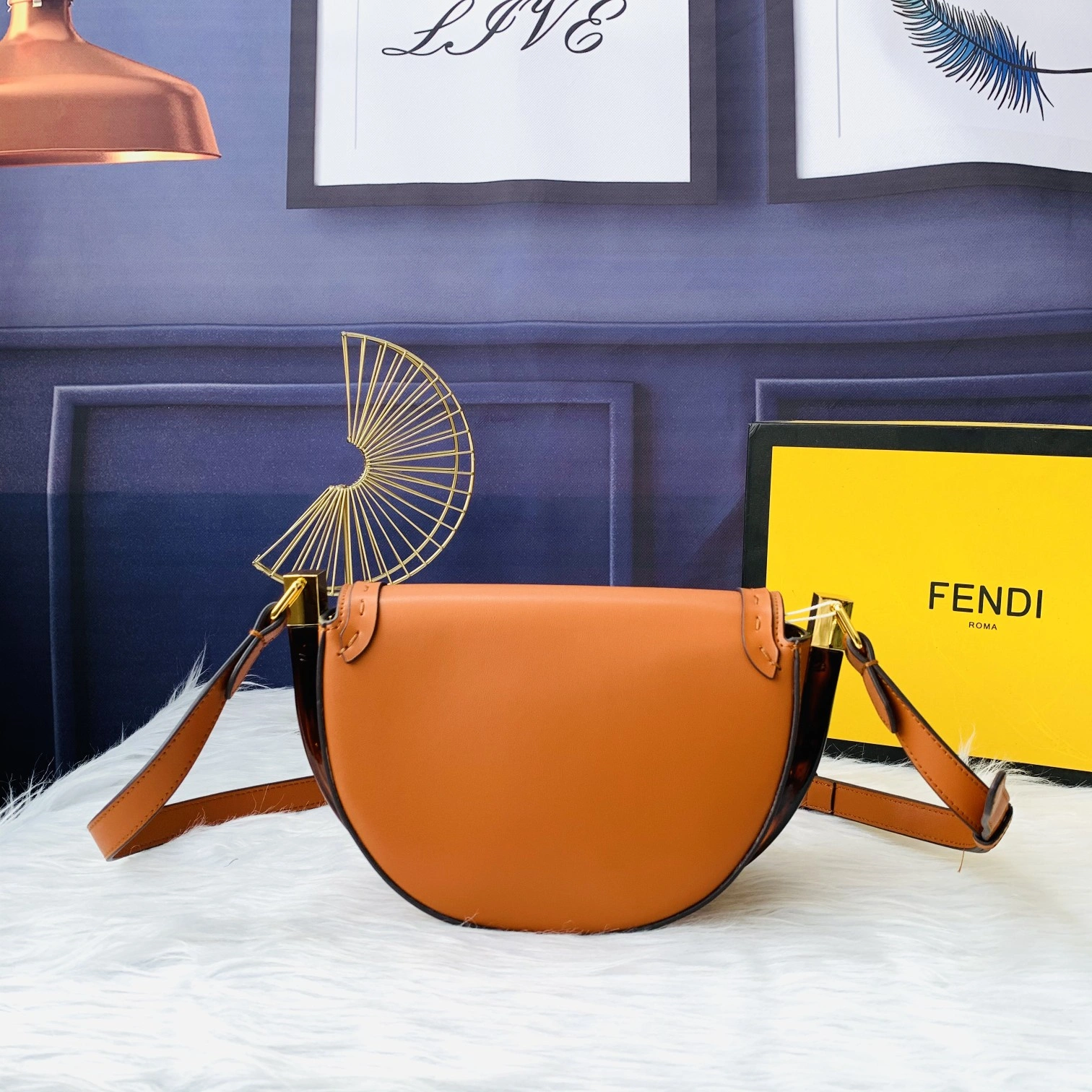 F*endi Top Bag 21*14*9cm DailyWear 9349