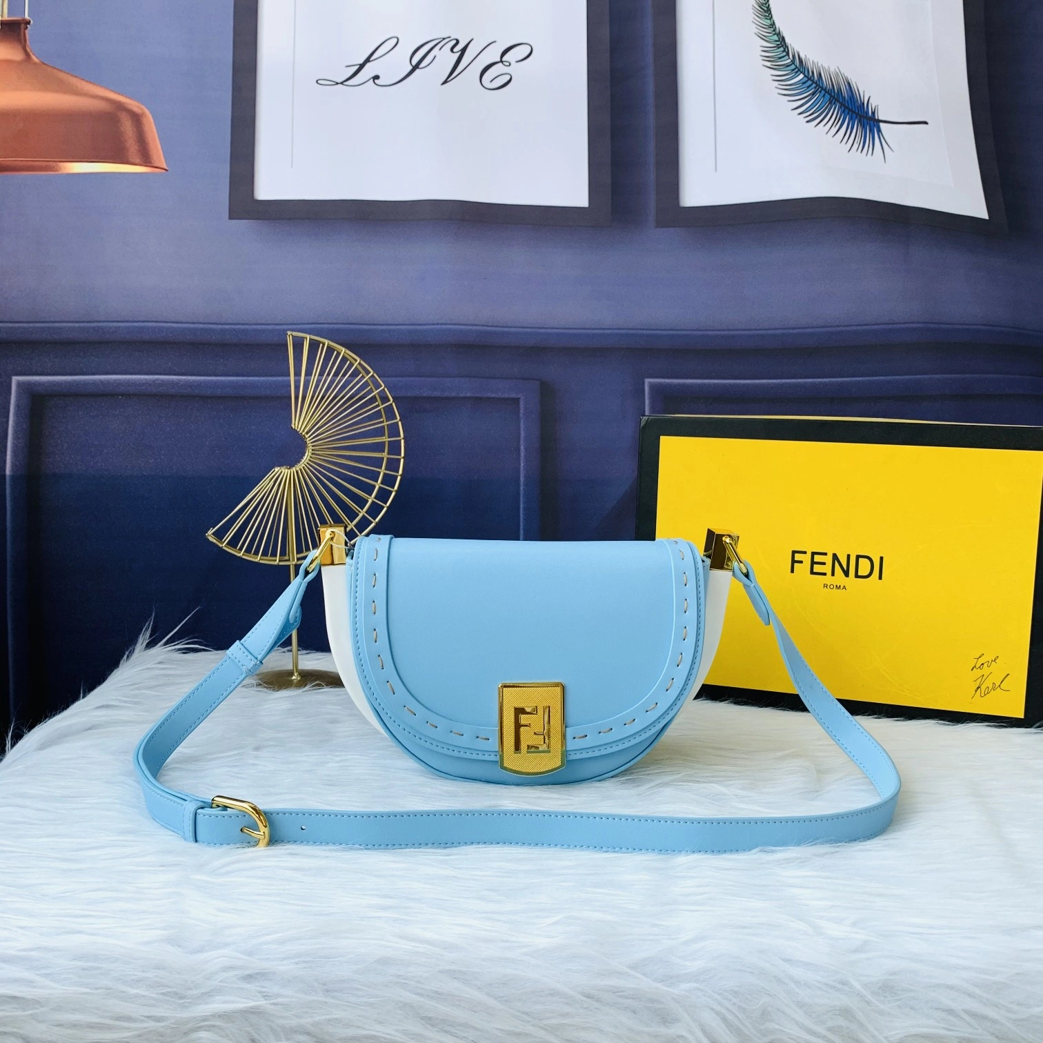 F*endi Top Bag 21*14*9cm DailyWear 9349